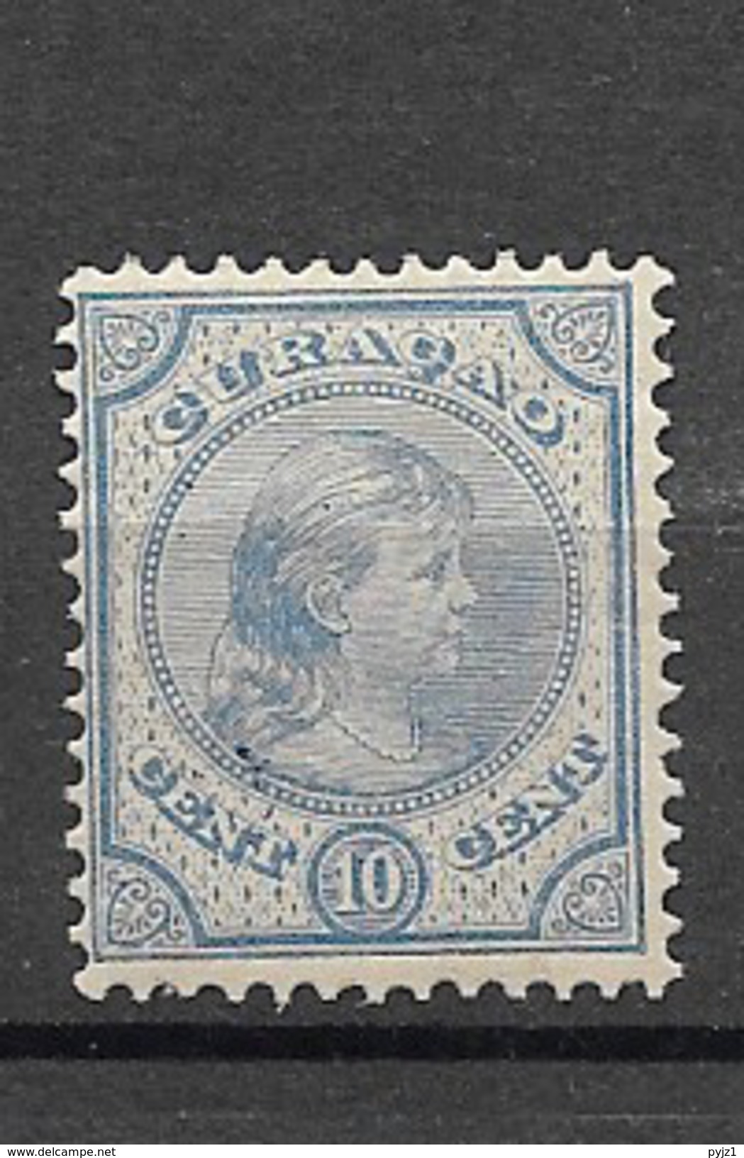 1892 MH Curaçao Ongebruikt. - Curacao, Netherlands Antilles, Aruba