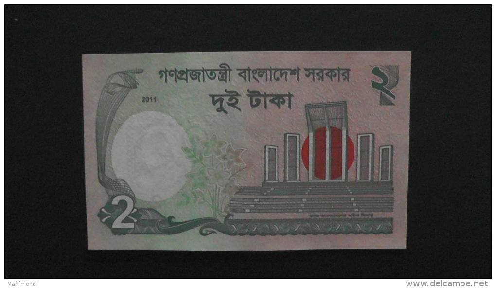 Bangladesch - P 52a - 2 Taka - 2011 - Unc - Look Scan - Bangladesch