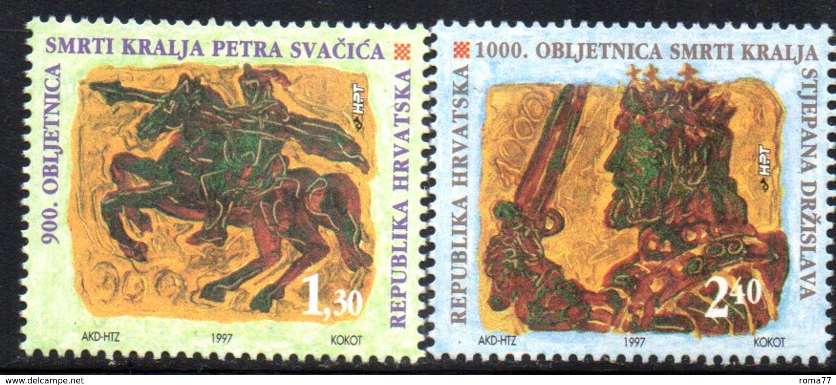 CROAZIA 1997 ,   Unificato N. 381/382  ***  MNH - Kroatien