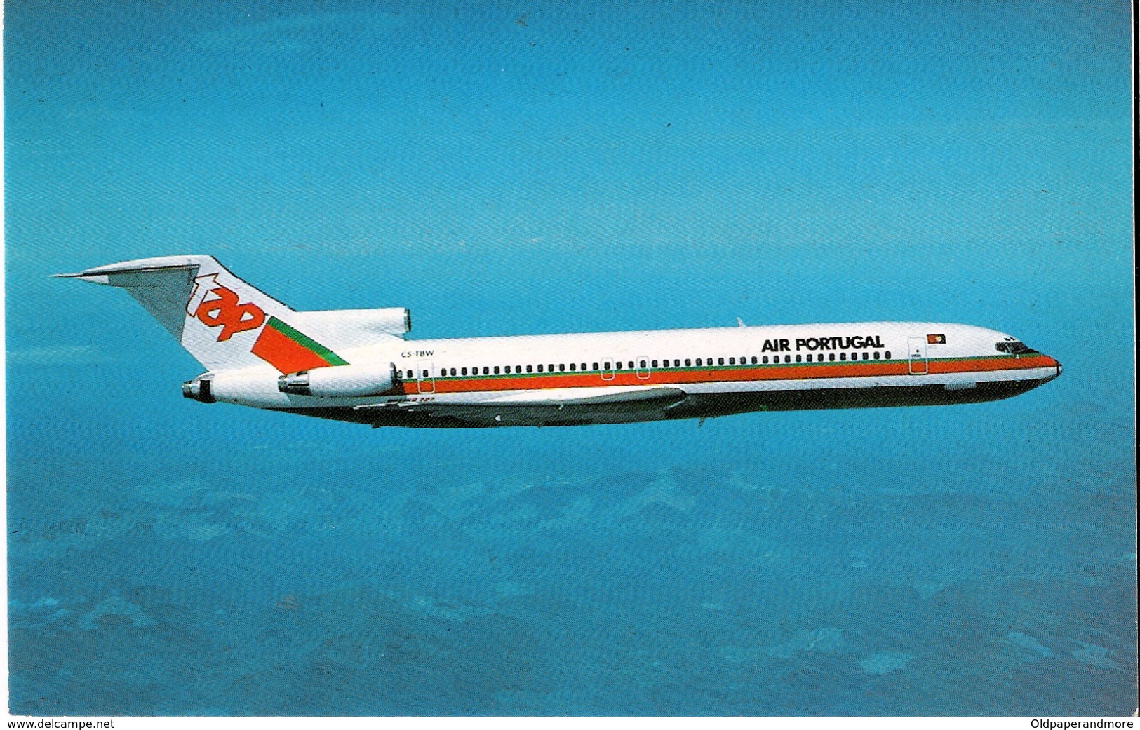 TAP PORTUGAL AIRWAYS PLAIN BOEING 727 AIRPLAIN - 1946-....: Moderne