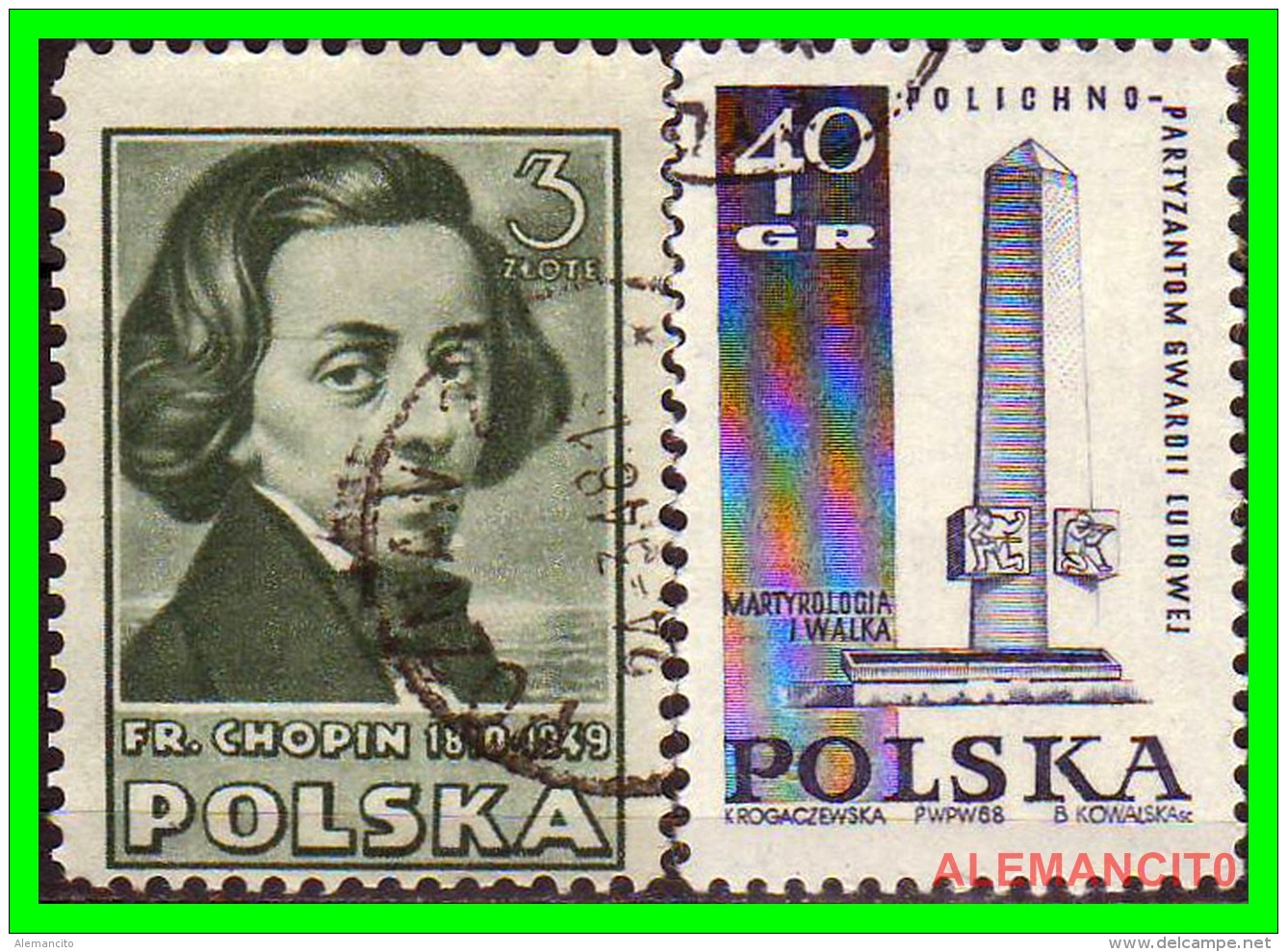 POLONIA - POCZTA - POLSKA -  SELLOS  USADOS , SIN DEFECTOS  - AÑO  1968 - Usados