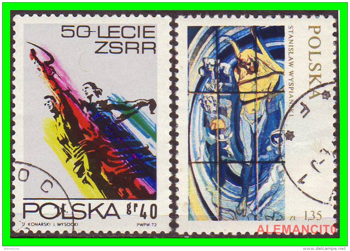 POLONIA - POCZTA - POLSKA -  SELLOS  USADOS , SIN DEFECTOS  - AÑO  1972 - Usados