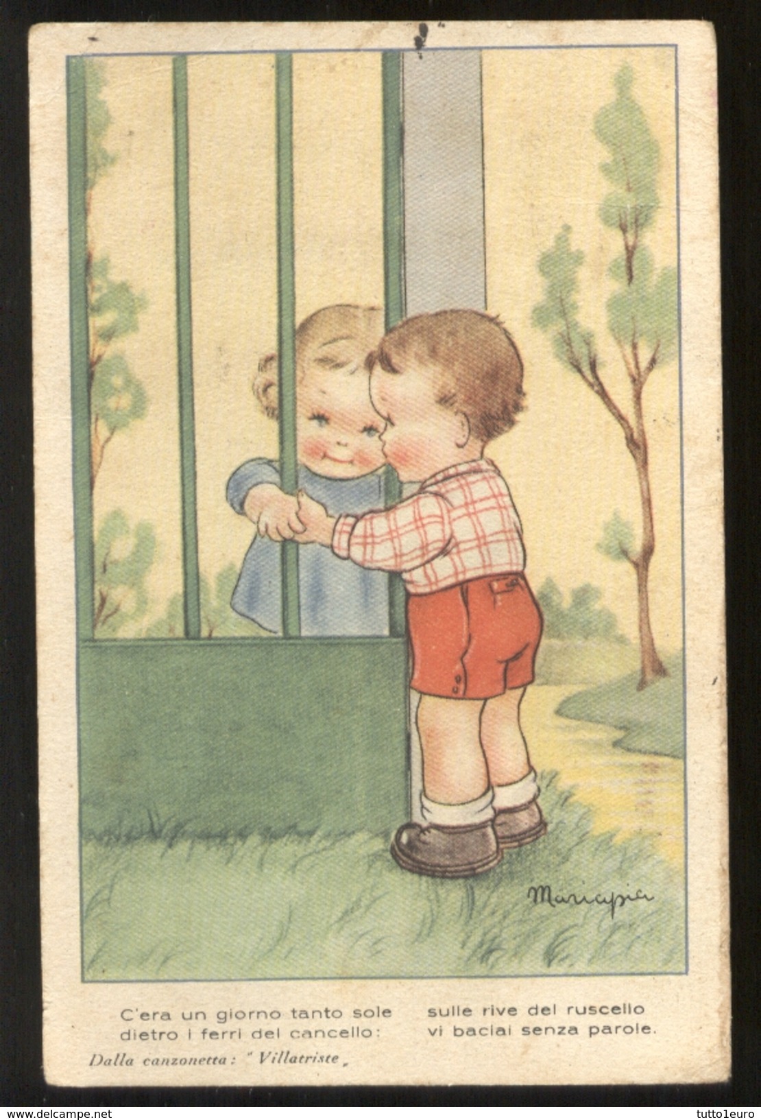 CARTOLINA - BAMBINI - KINDER - CHILDREN - ENFANTS - - VIAGGIATA 1946  (24) - Ritratti