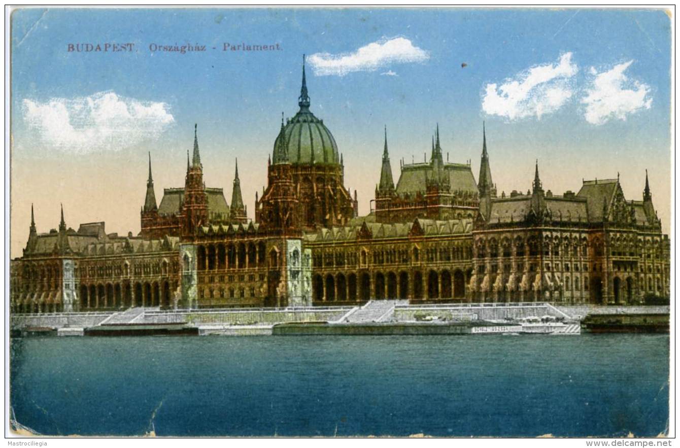 HUNGARY  BUDAPEST  Parlament  From Brozzi Firenze - Ungheria