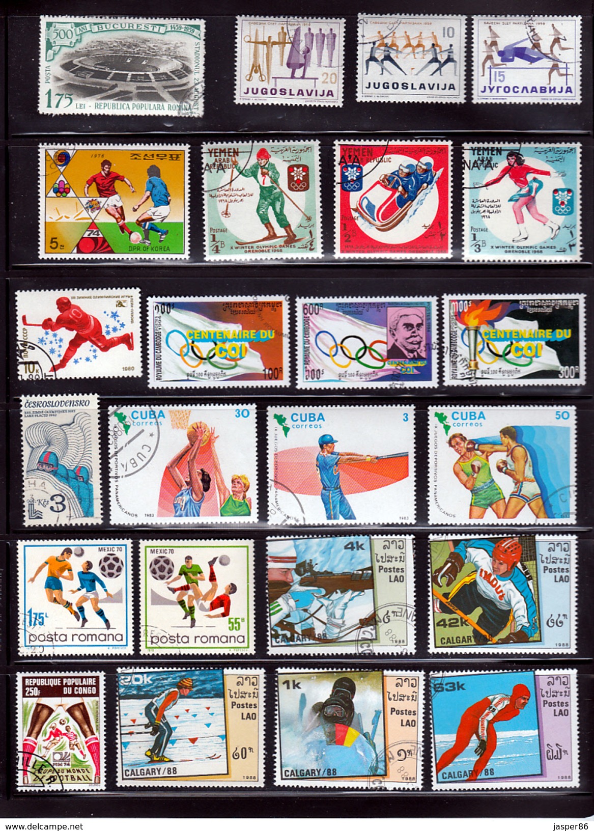 Sport Large Collection 118 X Olympic, Soccer, Volleyball, Basketball, Chess,... 1SP - Other & Unclassified