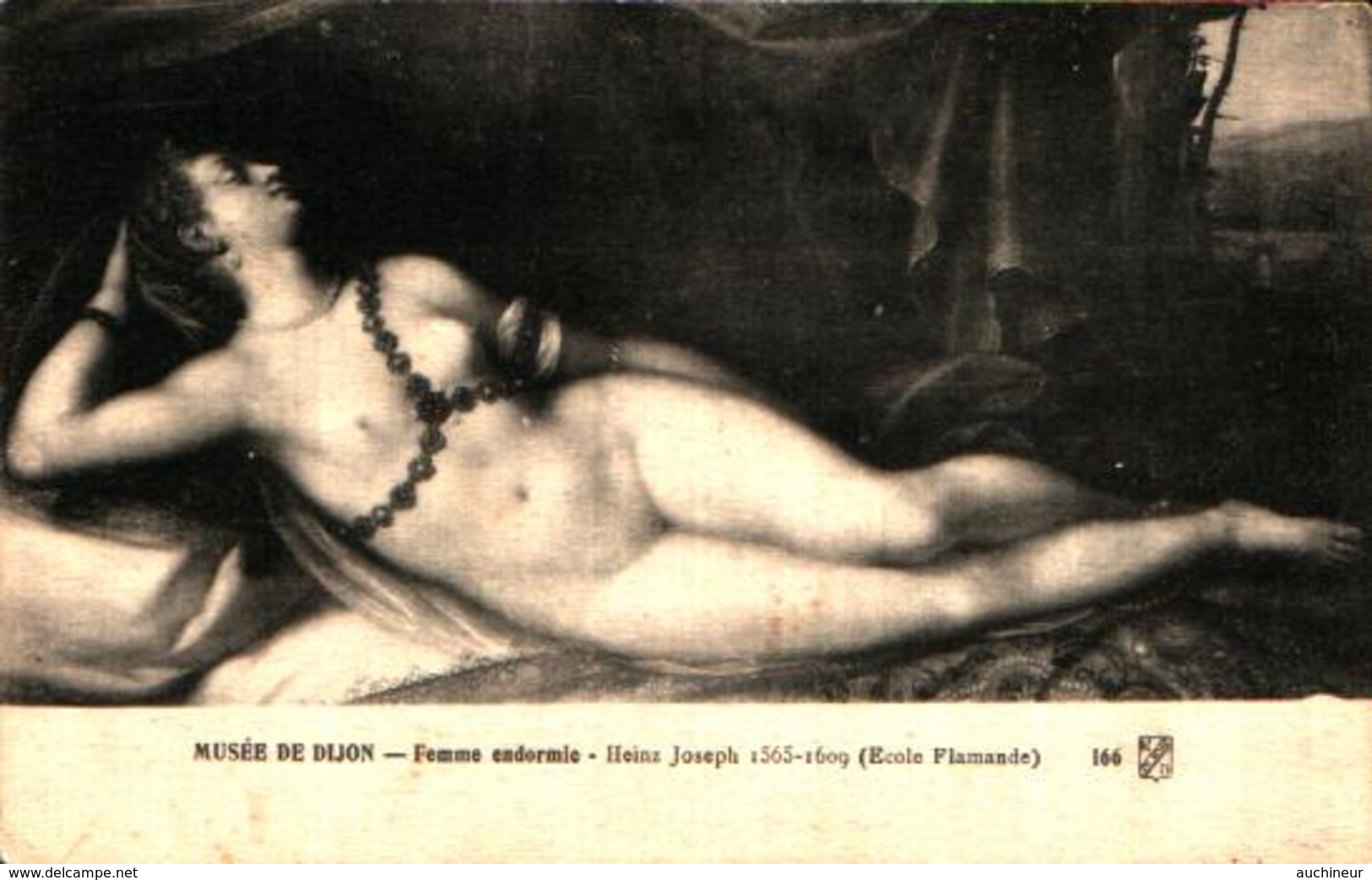 Tableau Peintre H - Joseph Heintz, Femme Endormie (nue - Paintings