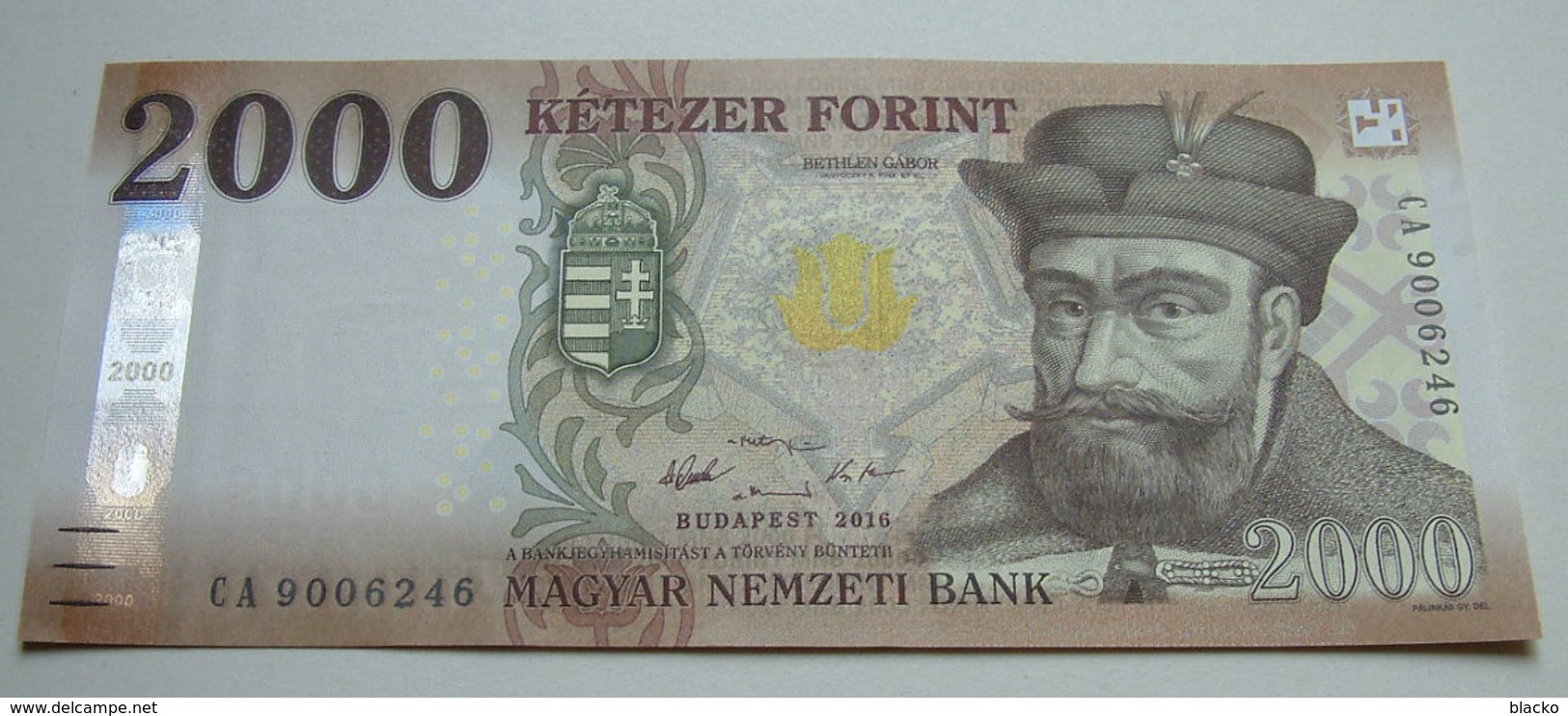 % Banknote - Hungary - 2000 HUF - 2016 UNC - CA900 - NEW In Hungary - Issued In March Of 2017 - Ungheria