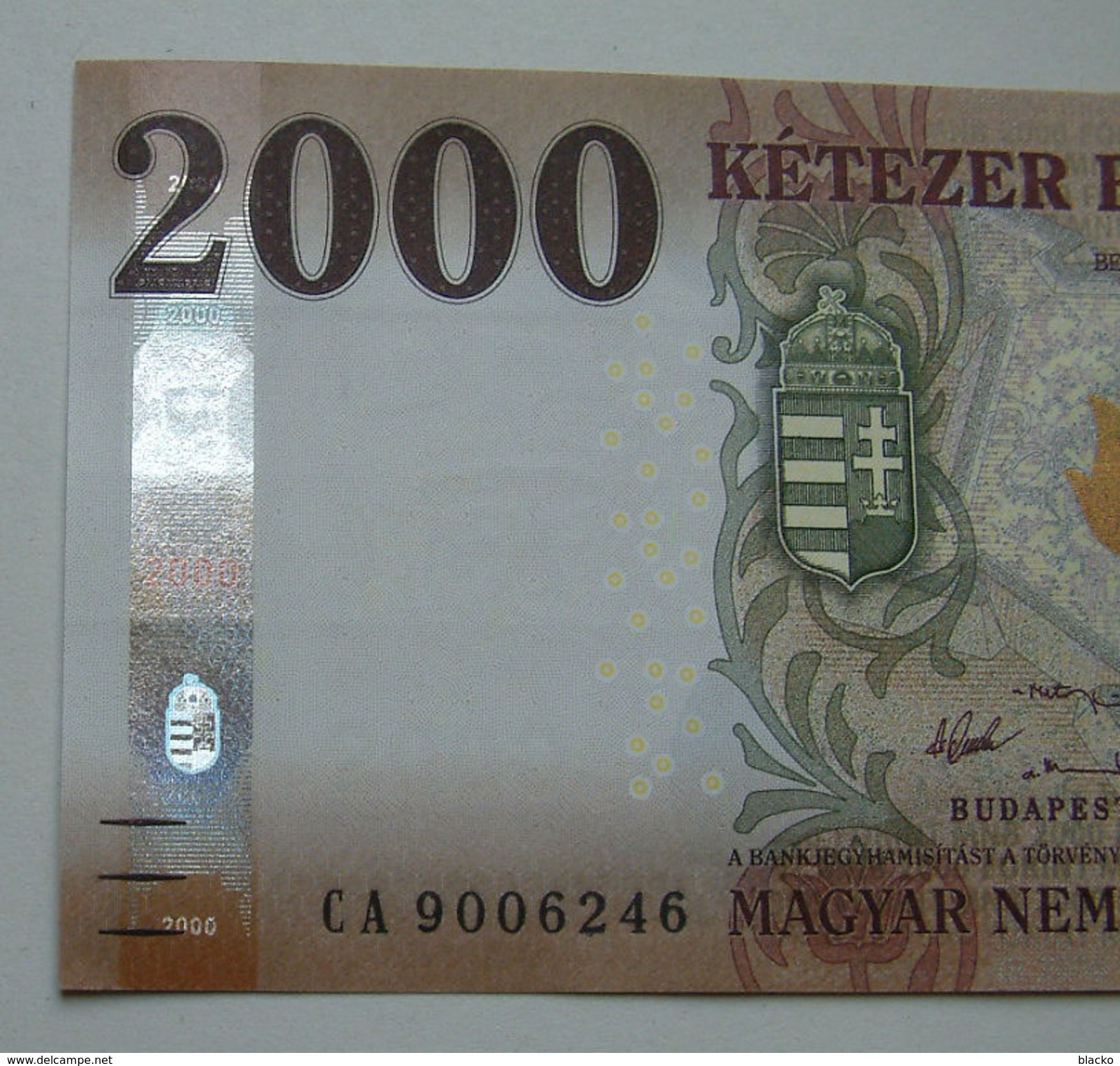 % Banknote - Hungary - 2000 HUF - 2016 UNC - CA900 - NEW In Hungary - Issued In March Of 2017 - Ungheria