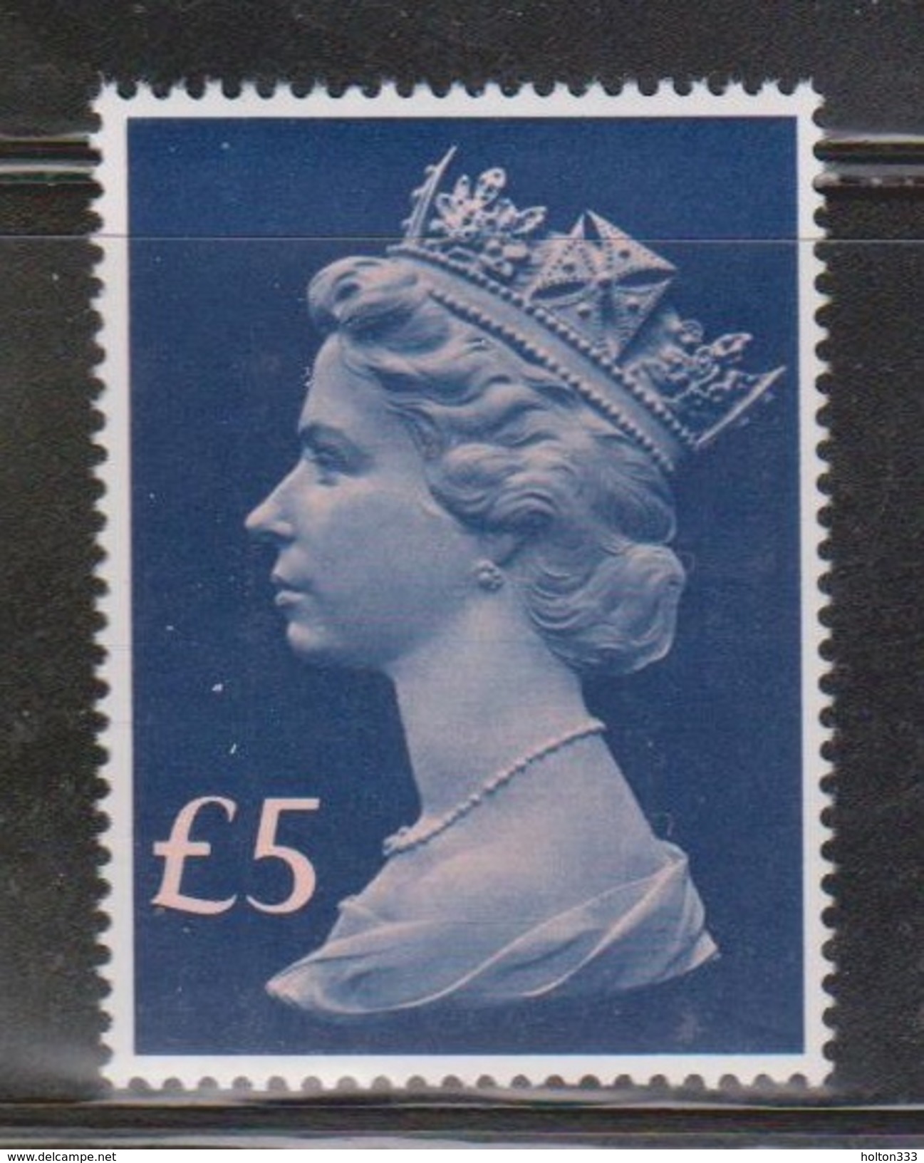 GREAT BRITAIN - Scott # MH 176 Mint Never Hinged  - QEII 5 Pound Machin Head - Unused Stamps