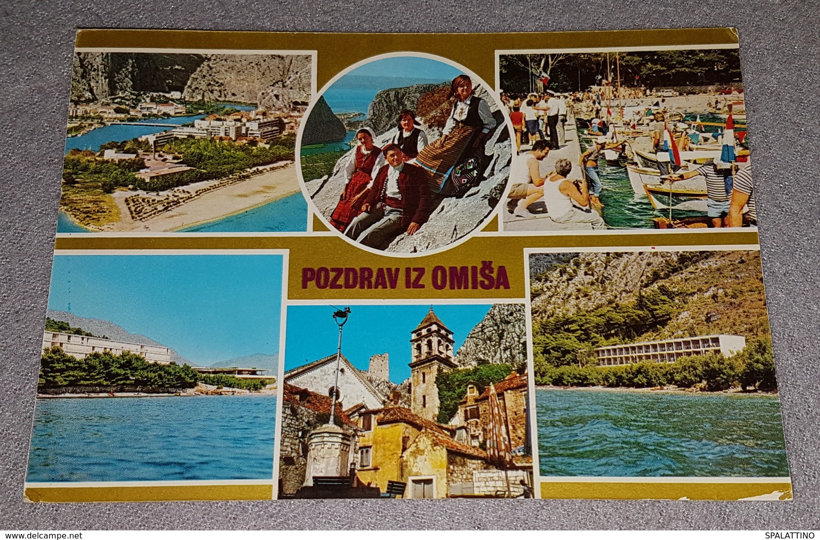 OMI&Scaron;, ALMISSA, CROATIA- COLLAGE ORIGINAL OLD POSTCARD - Serbia