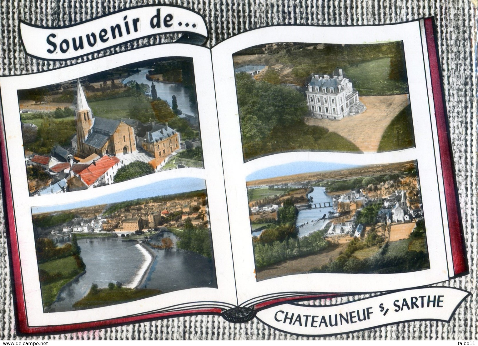 49 - Chateauneuf Sur Sarthe- L'église De La Vérouollère - écluse - Vue Panoramique - Chateauneuf Sur Sarthe