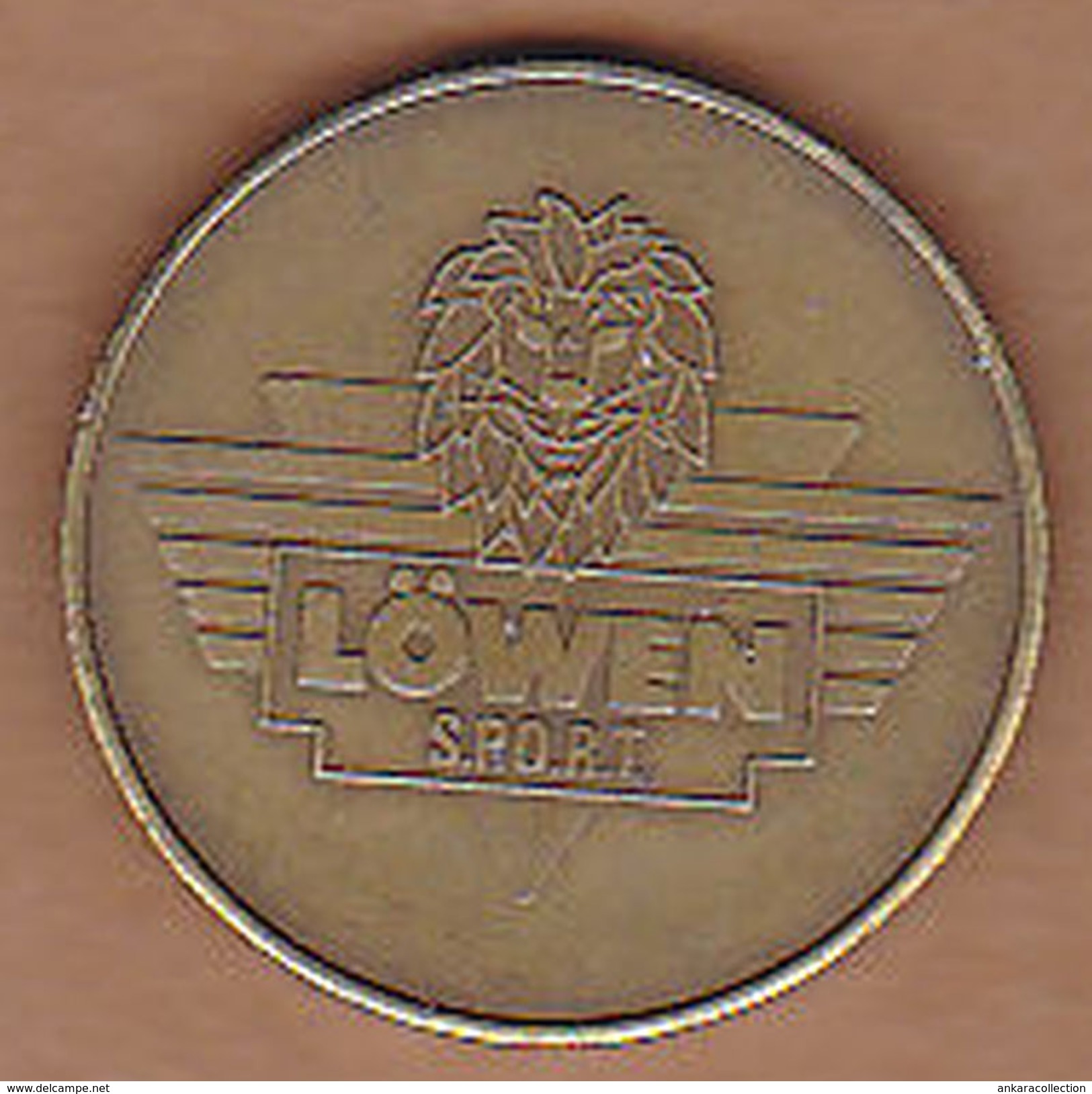 AC -  FECS FEDERATION EUROPEAN COMPACT SPORTS LÖWEN SPORT TOKEN JETON - Noodgeld