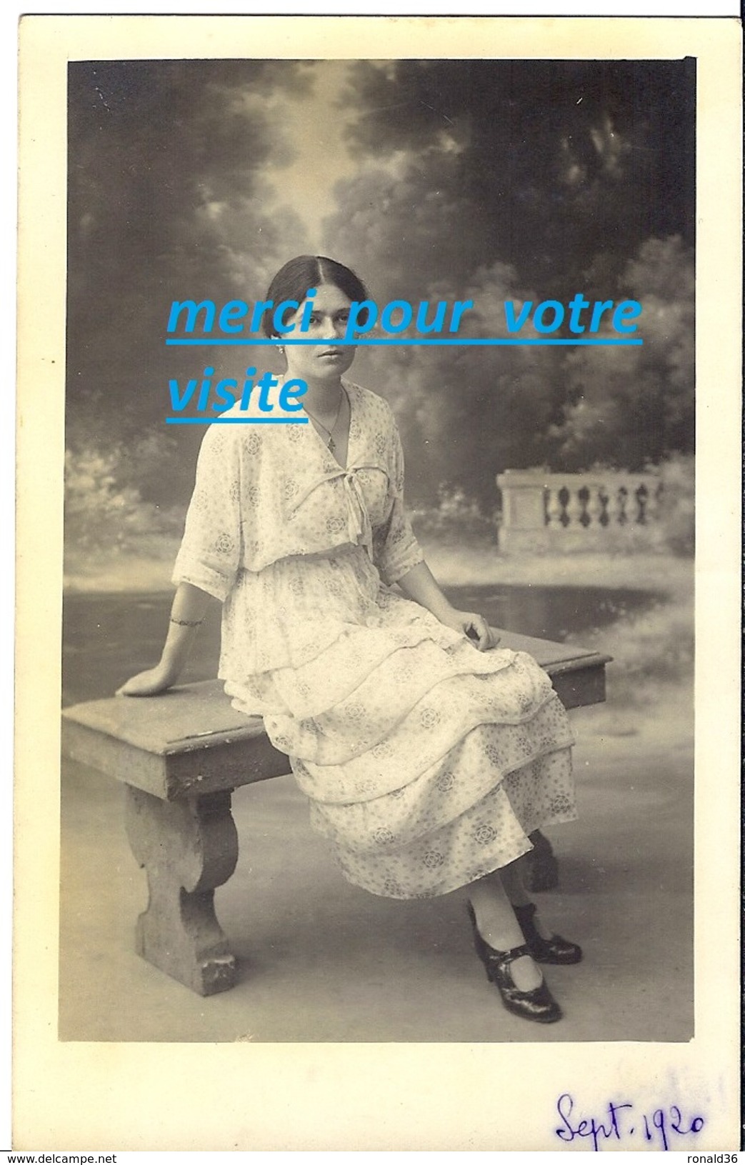 CPP Portrait De A VENCAUD VANCAUT VENCAUT ?  (AMI Ou FAMILLE AUGEREAU à Confirmer ) NIORT BRULAIN LEZAY 79 ? - Généalogie