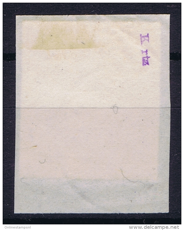 Luxembourg : Mi Nr 11  Used / Obl   On Fragment Signed/ Signé/signiert/ Approvato - 1859-1880 Armoiries