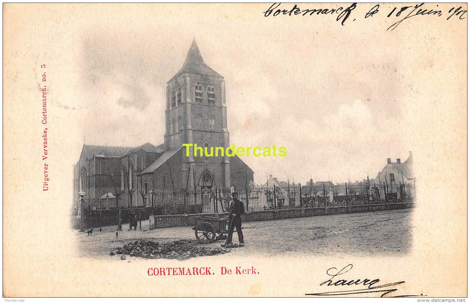 CPA KORTEMARK CORTEMARCK  DE KERK - Kortemark