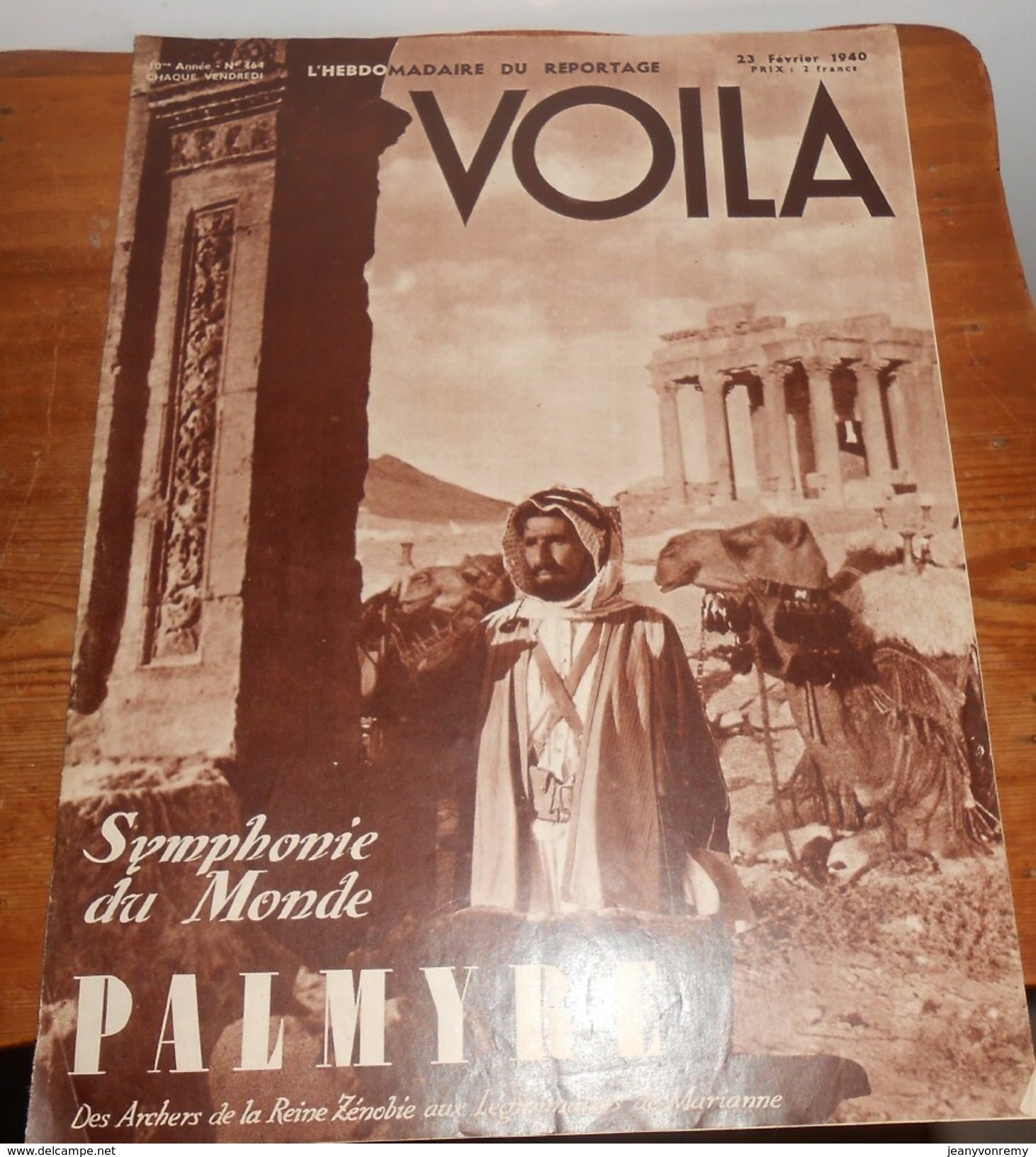 Voilà. N°464. 23 Février 1940. Palmyre. Hitler Et Himmler. Michèle Morgan Et Michel Simon. - 1900 - 1949