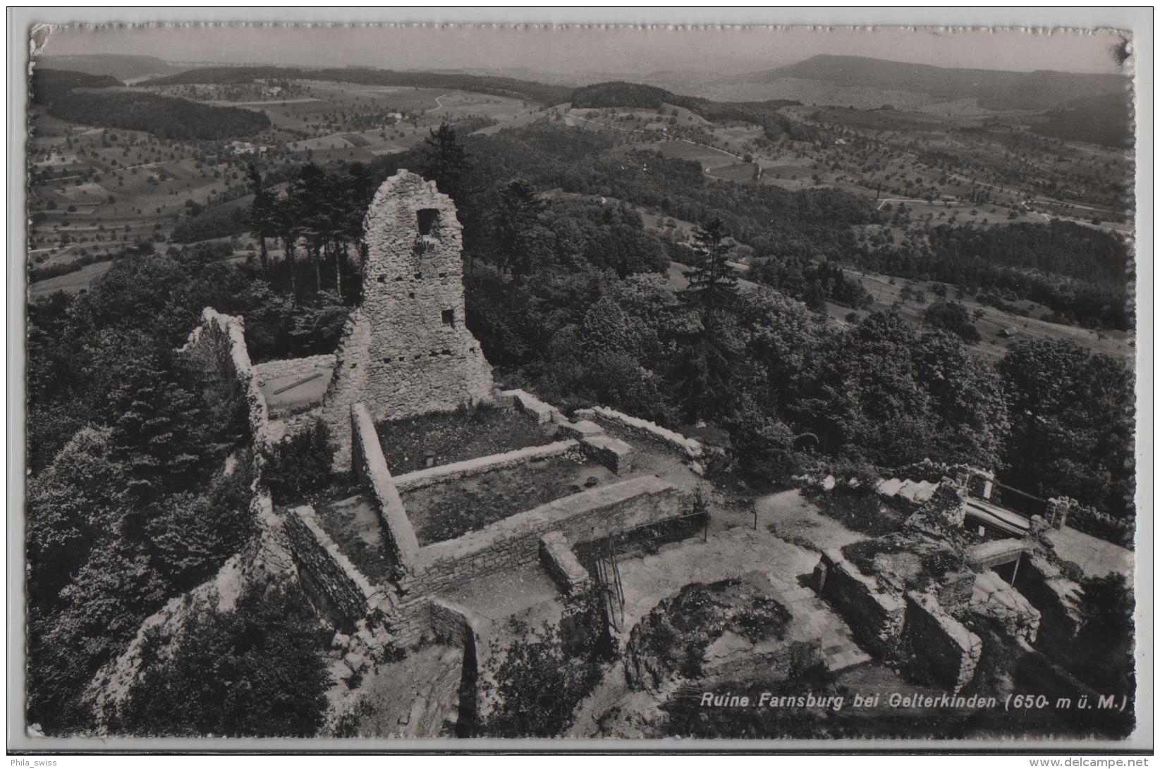 Ruine Farnsburg Bei Gelterkinden (650 M) Photoglob No. 2473 - Gelterkinden