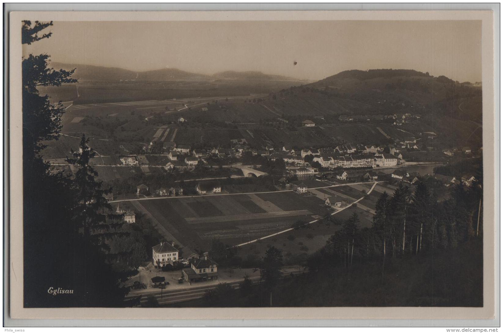 Eglisau - Gesamtansicht Mit Bahnhof - Photoglob No. 4329 - Eglisau