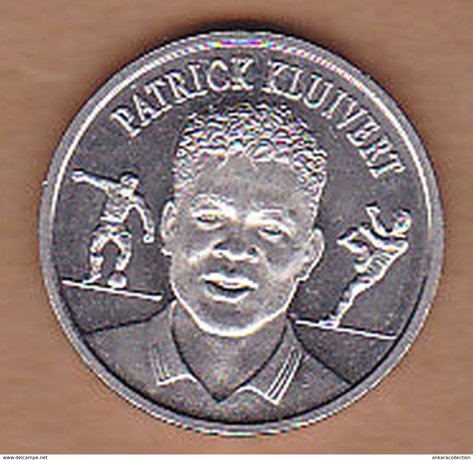 AC -  PATRICK KLUIVERT KNVB 1998  FOOTBALL SOCCER PLAYER TOKEN JETON - Monedas / De Necesidad