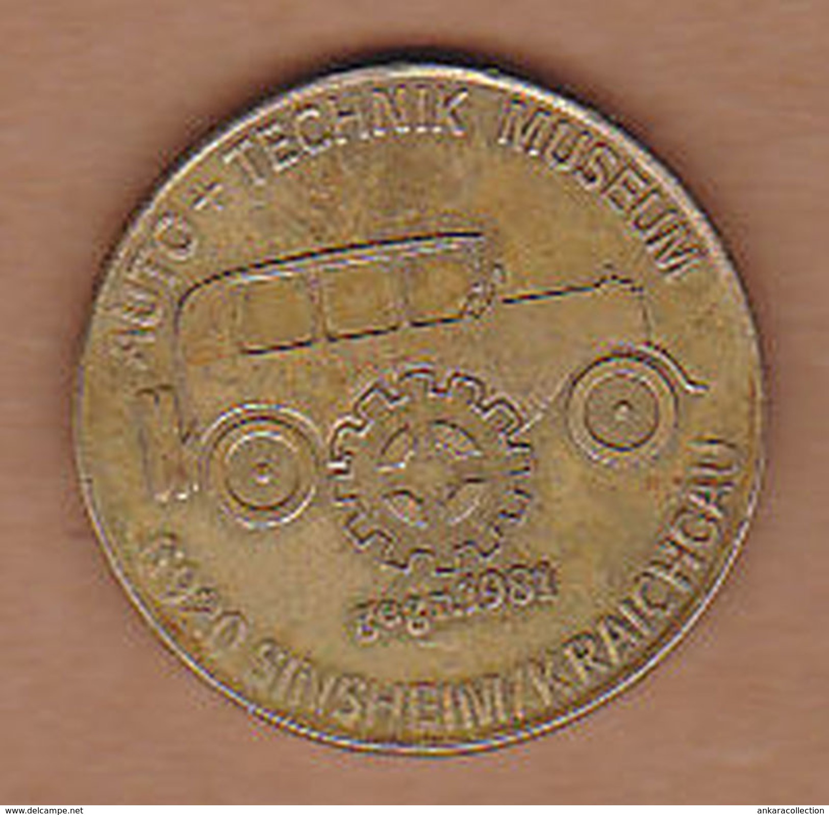 AC - AUTO TECHNIK MUSEUM 6920 SINSHEIM KRAICHGAU LOCOMOTIVE PROP PLANE TOKEN JETON - Monétaires / De Nécessité