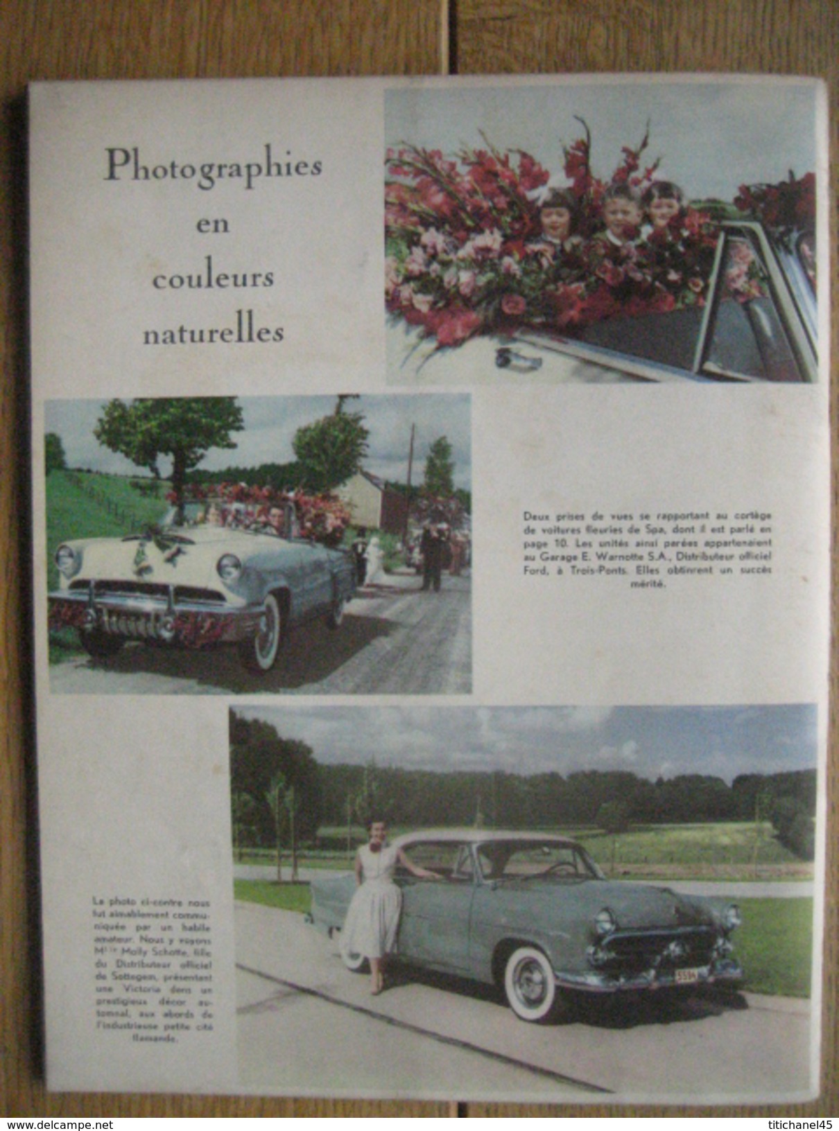 1953 REVUE FORD  du 50ème ANNIVERSAIRE 1903-1953 - CONSUL - MERCURY - LINCOLN-CAPRI - MAINLINE V-8 - LINCOLN V-8 - ZOUTE