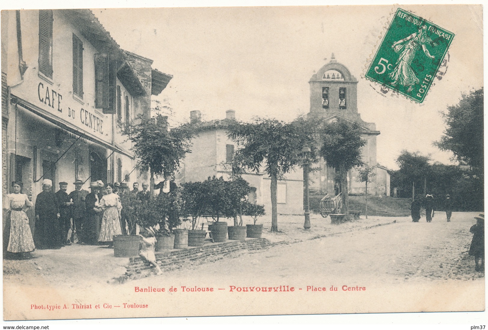 POUVOURVILLE - Place Du Centre - Autres & Non Classés