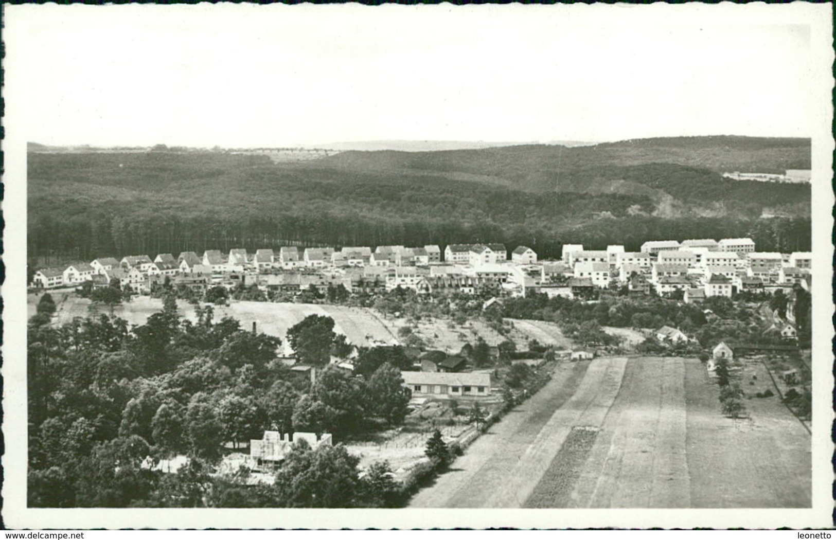 AK St. Ingbert, Siedlung Schmelzer Wald, Um 1953, Rückseitig Kreisförmige Klebereste Vom Entfernen Aus Album (2463) - Saarpfalz-Kreis