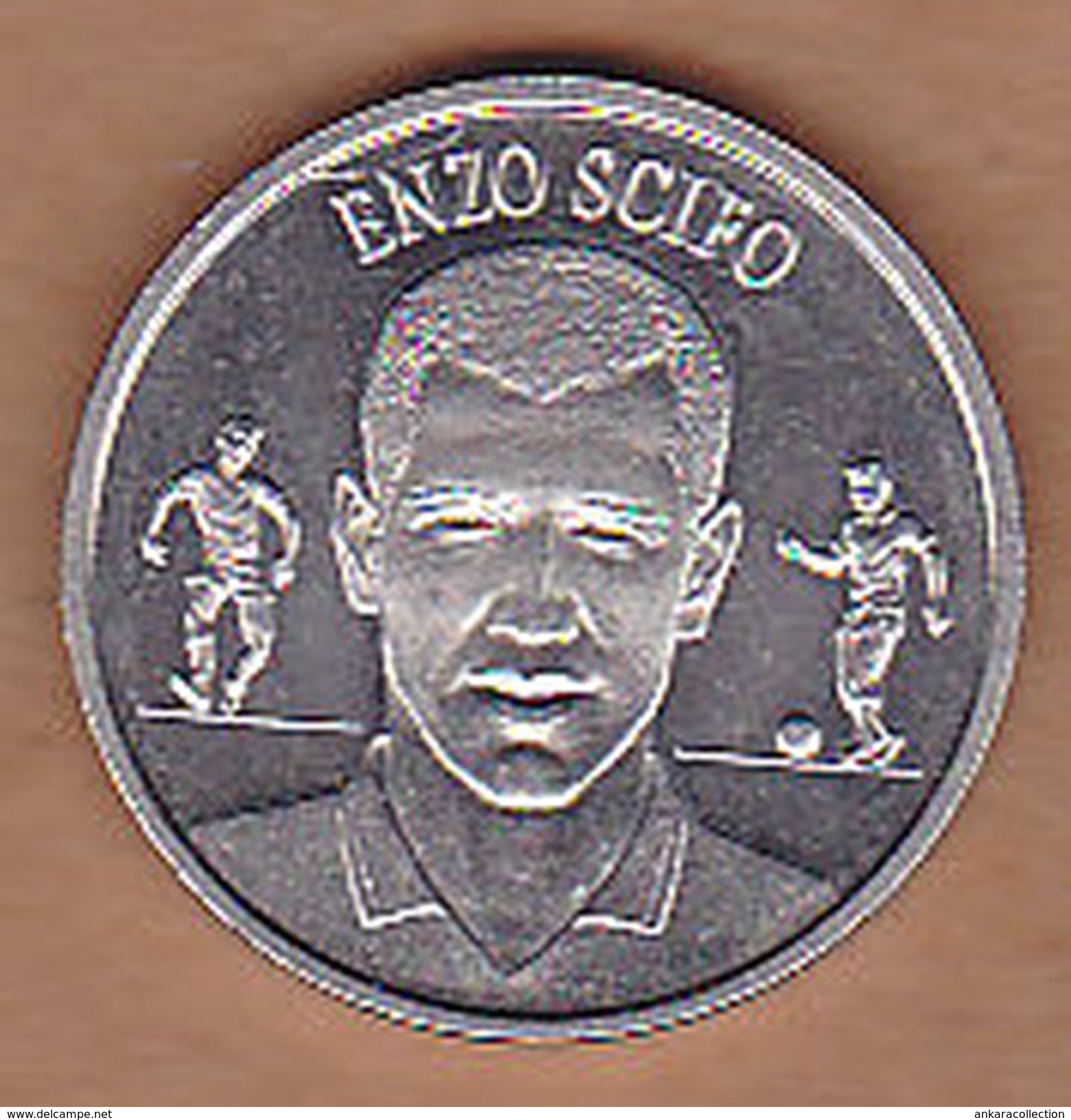 AC -  ENZO SCIFO URBSFA KBVB FOOTBALL SOCCER PLAYER TOKEN JETON - Monetary /of Necessity