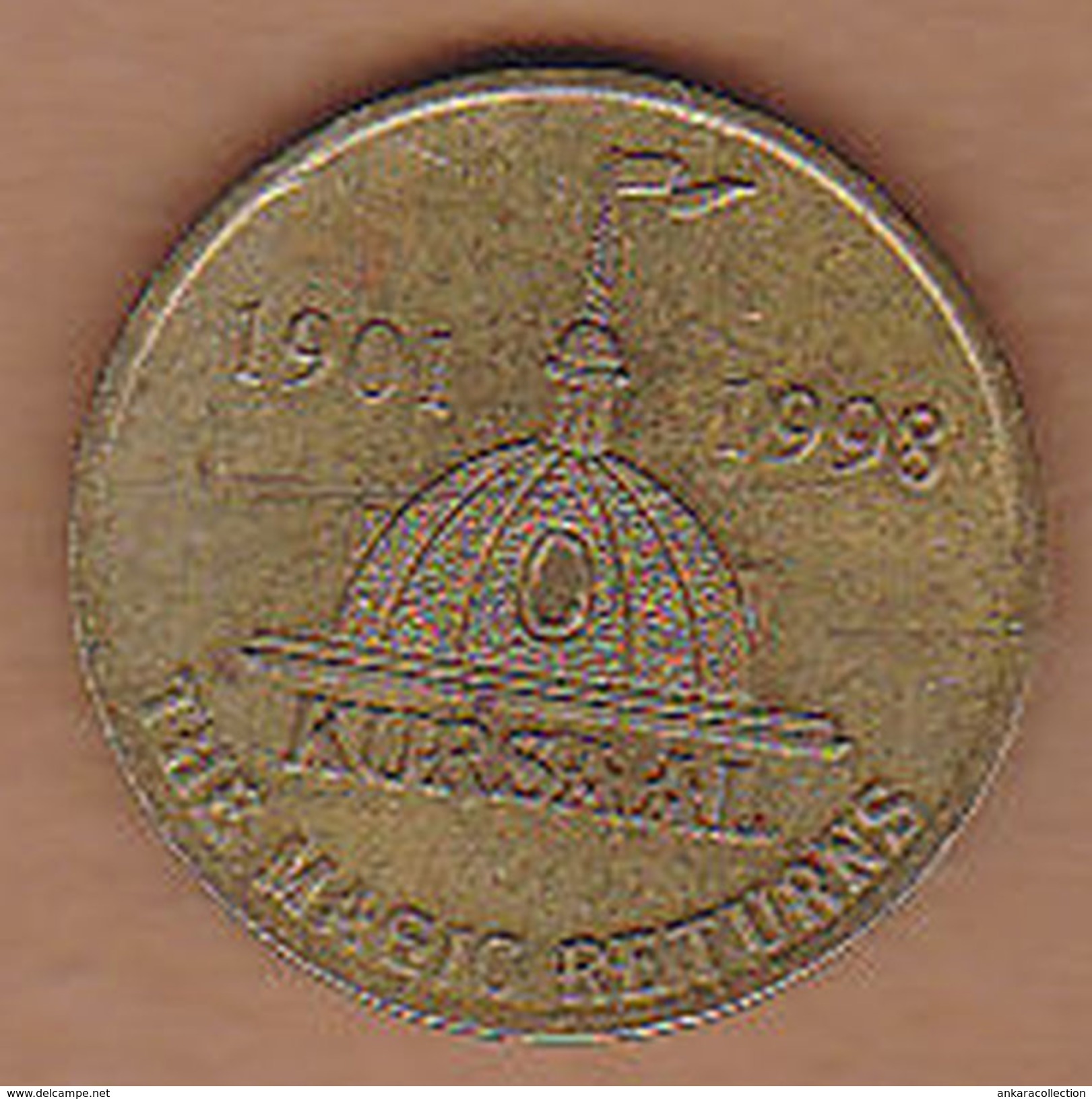 AC -  KURSAAL 1901 - 1998 THE MAGIC RETURNS TOKEN JETON - Monetary /of Necessity