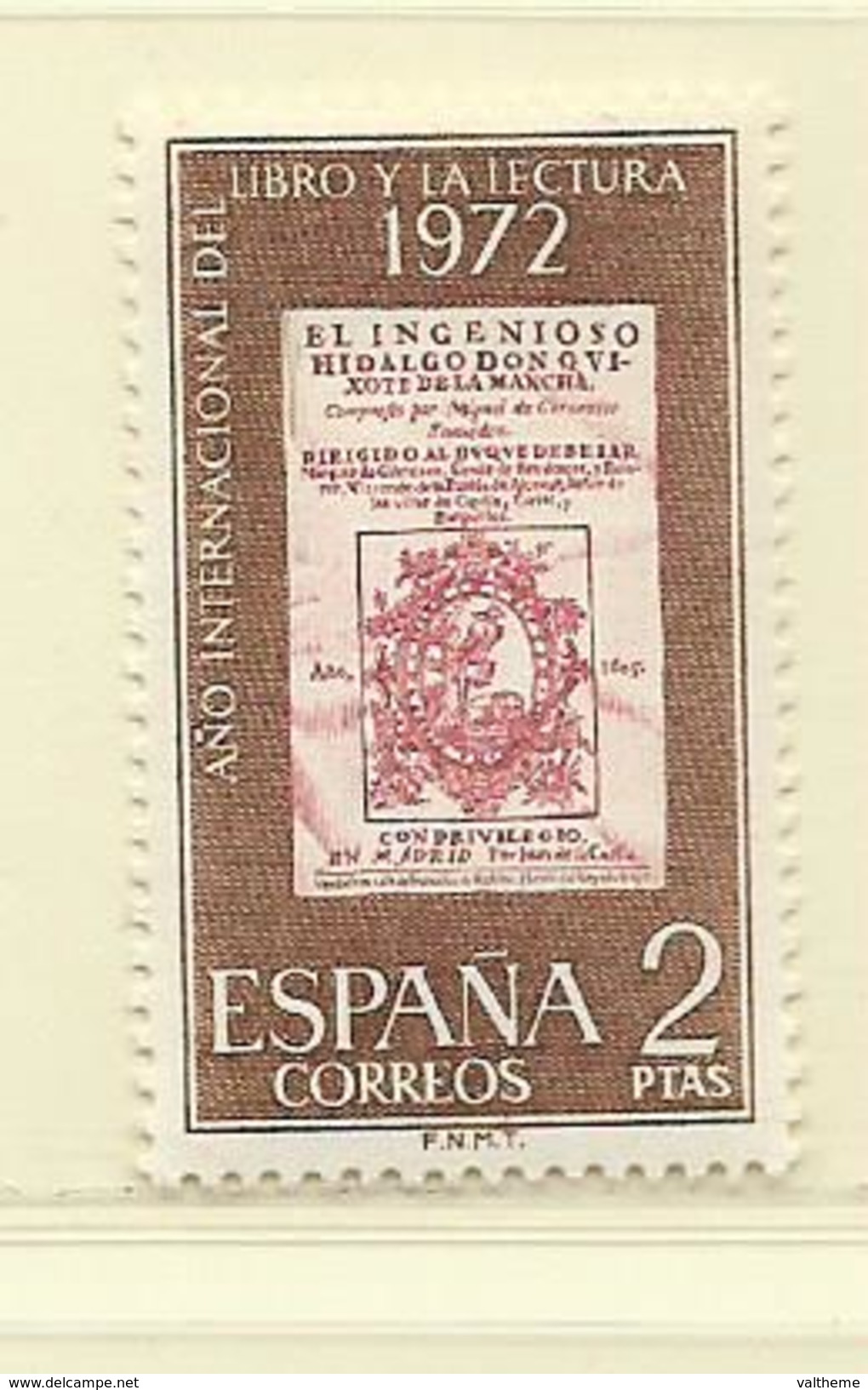 ESPAGNE  ( EUESP - 19 )  1972  N° YVERT ET TELLIER  N°  1730  N** - Neufs