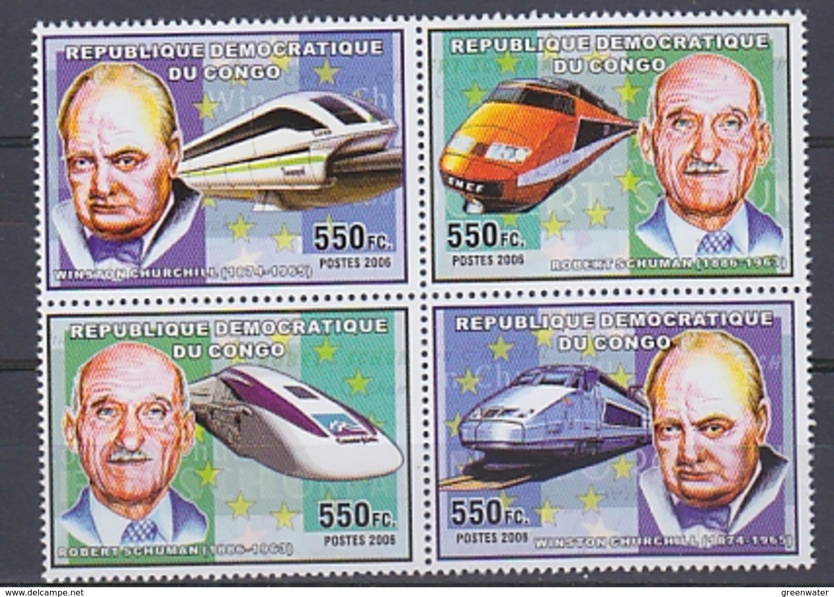 Congo 2006 European Union / TGV 4v ** Mnh (35157) - Ungebraucht