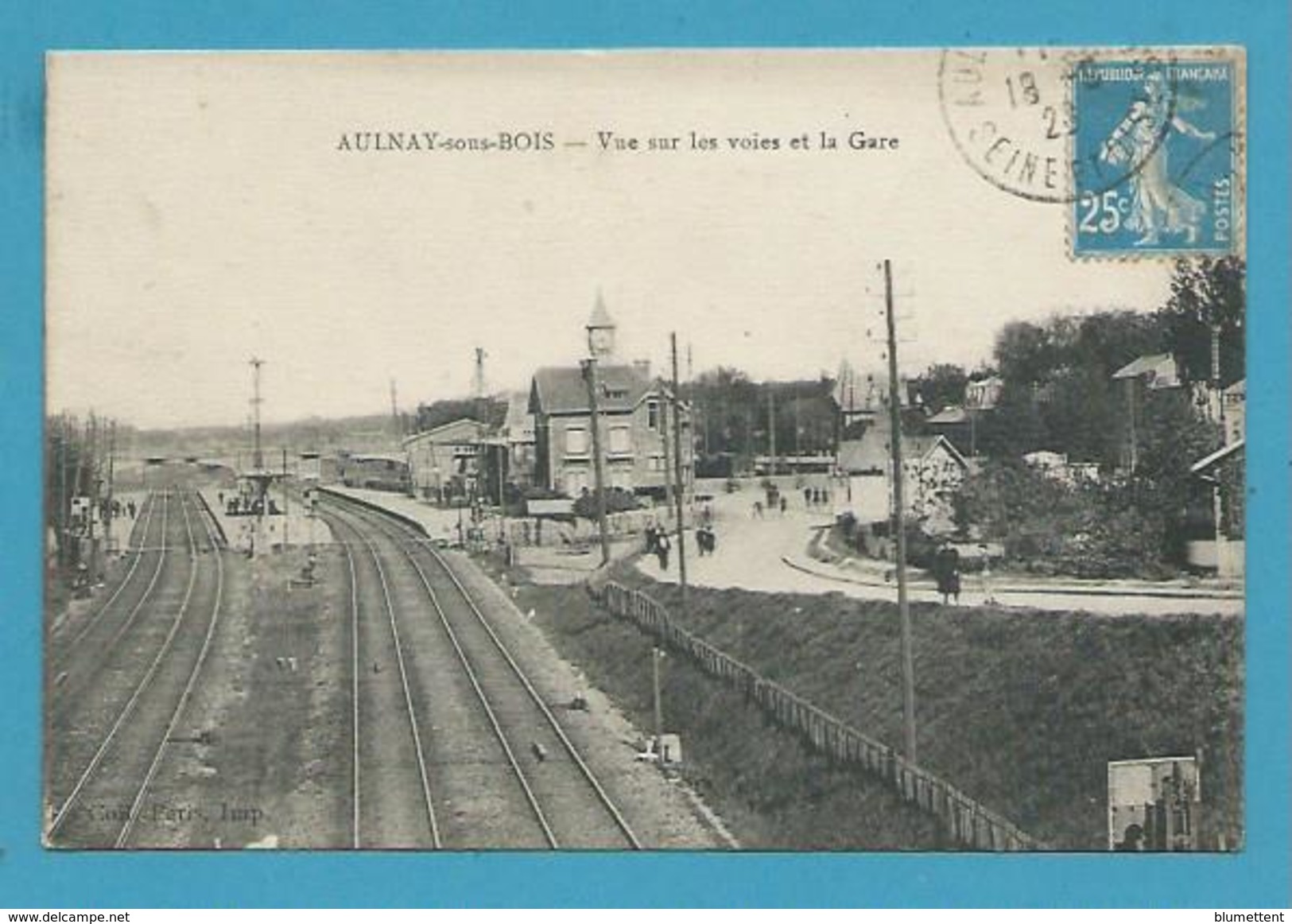 CPA 18 - Chemin De Fer Gare AULNAY-SOUS-BOIS 93 - Aulnay Sous Bois