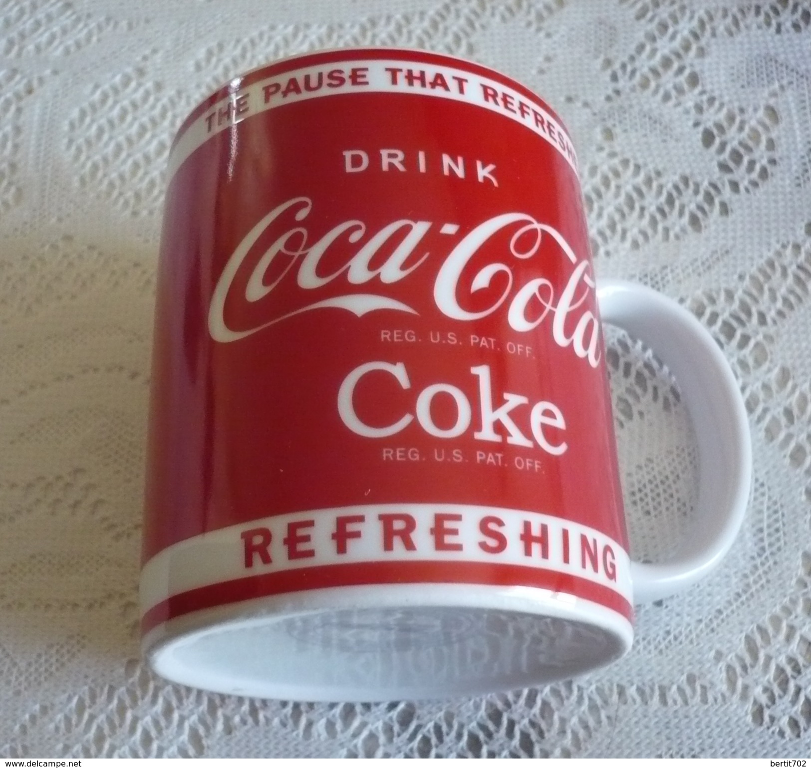 LOT DE 4 SUPERBES MUG - COCA-COLA - Drink - Coke - The Pause That Refreshes - Refreshing - Tazze & Bicchieri