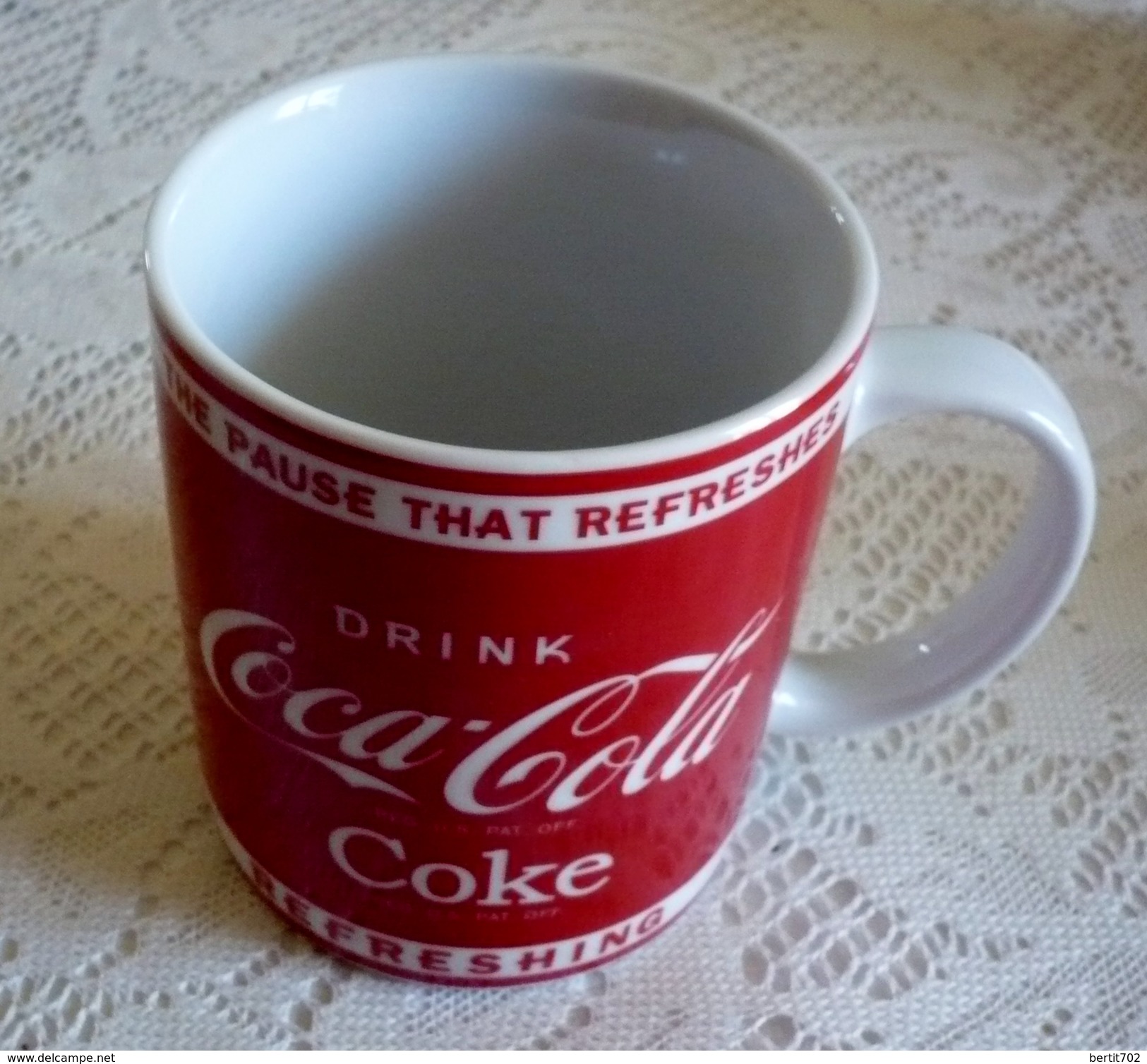 LOT DE 4 SUPERBES MUG - COCA-COLA - Drink - Coke - The Pause That Refreshes - Refreshing - Becher, Tassen, Gläser