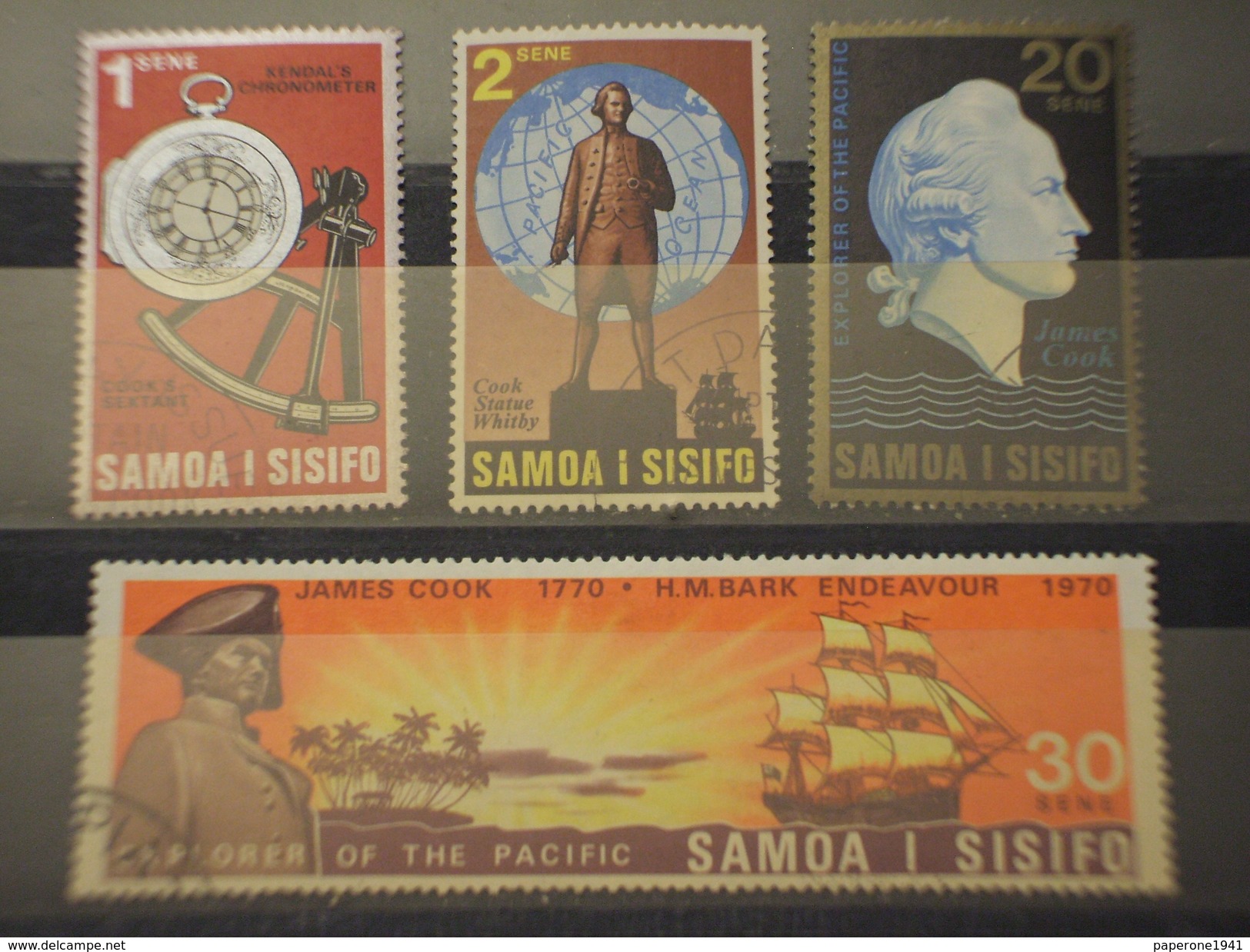 SAMOA  S. - 1970 NAVIGATORE C. 4 VALORI - TIMBRATI/USED - Samoa