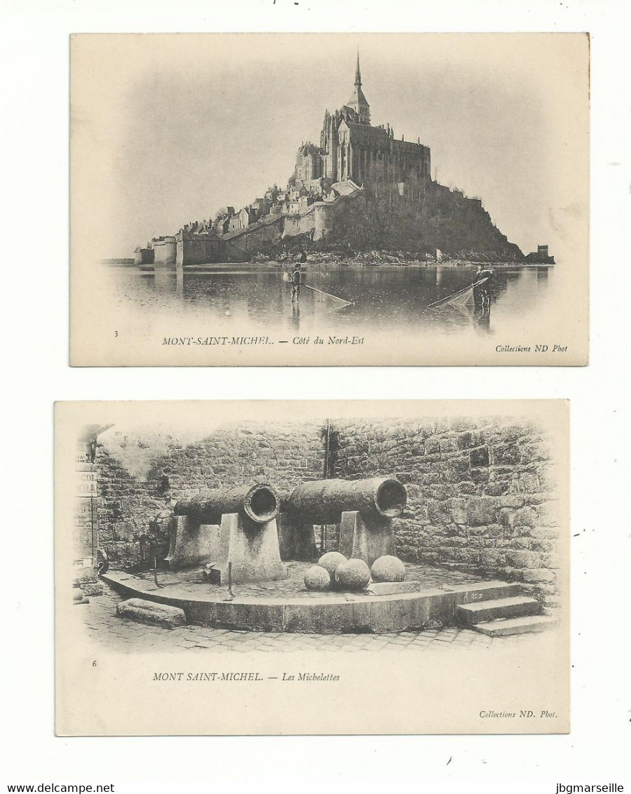 10 CP.. Précurseur " Photo édition" ,neuve ,dos Réservé à L'adresse ..MONT ST MICHEL (50)............à Voir - Le Mont Saint Michel