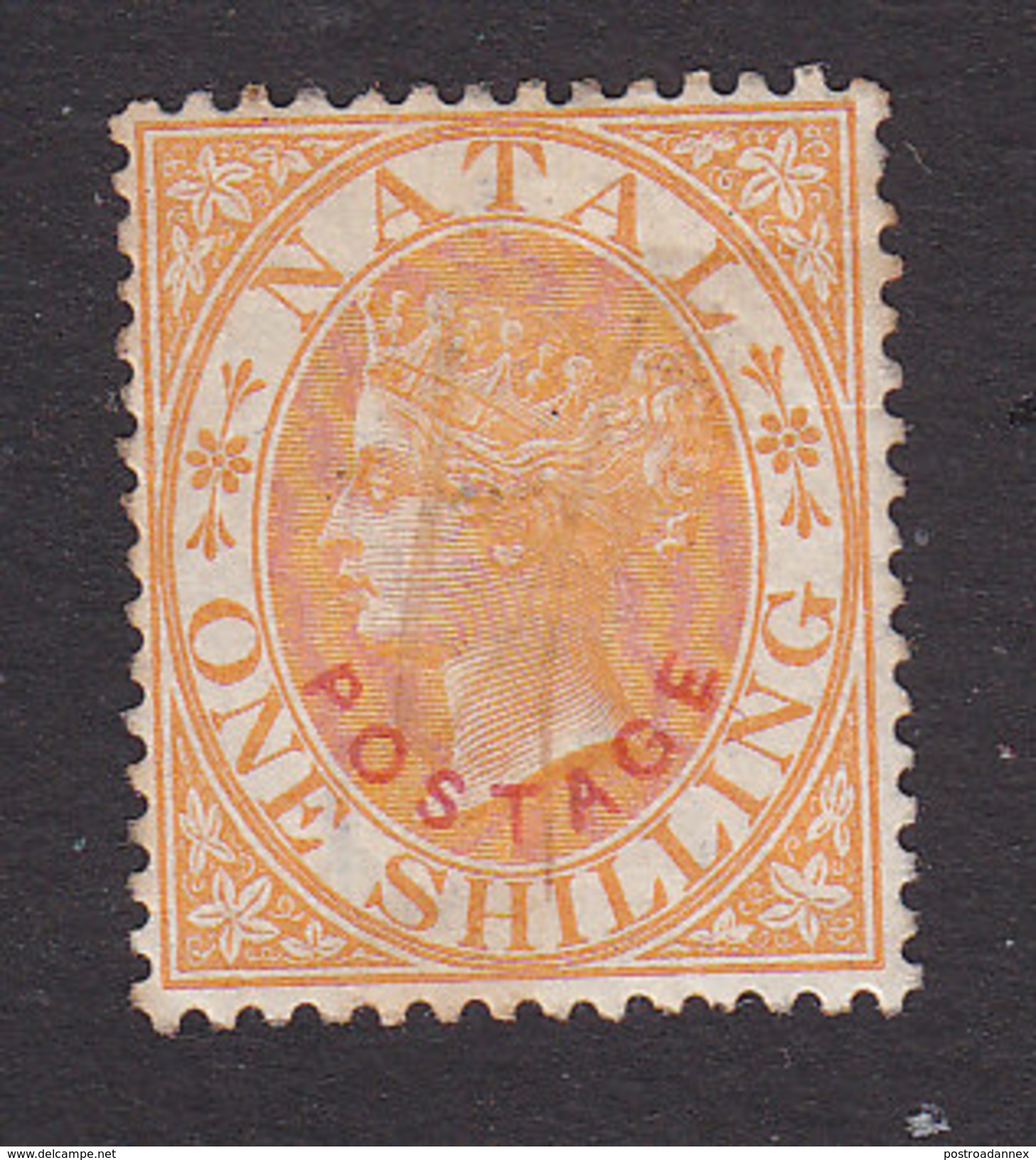 Natal, Scott #76, Used, Queen Victoria Overprinted, Issued 1888 - Natal (1857-1909)