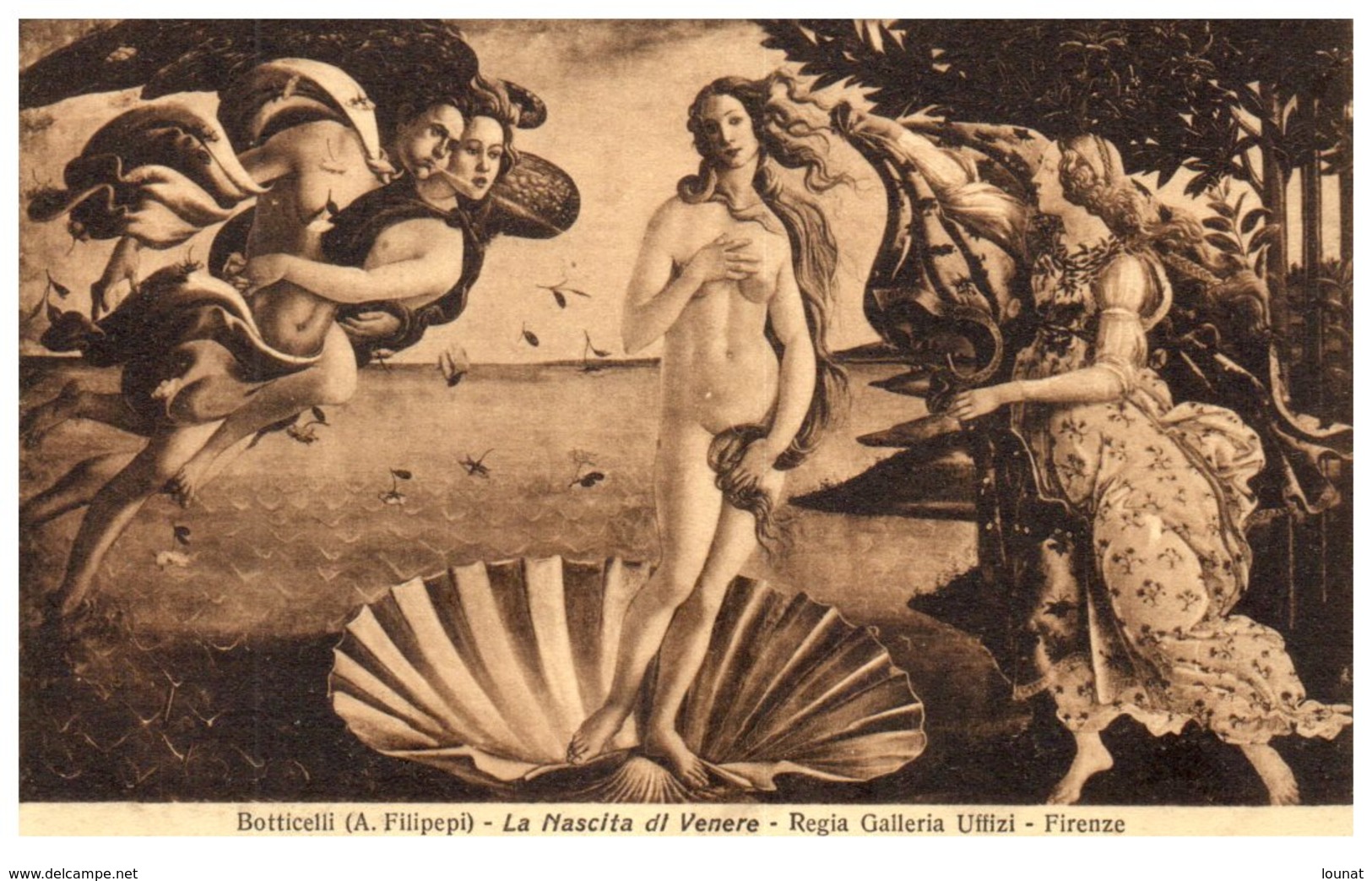 Femme - Nus - La Nascita Di Venere - Regia Galleria Uffizi - Firenze - Malerei & Gemälde