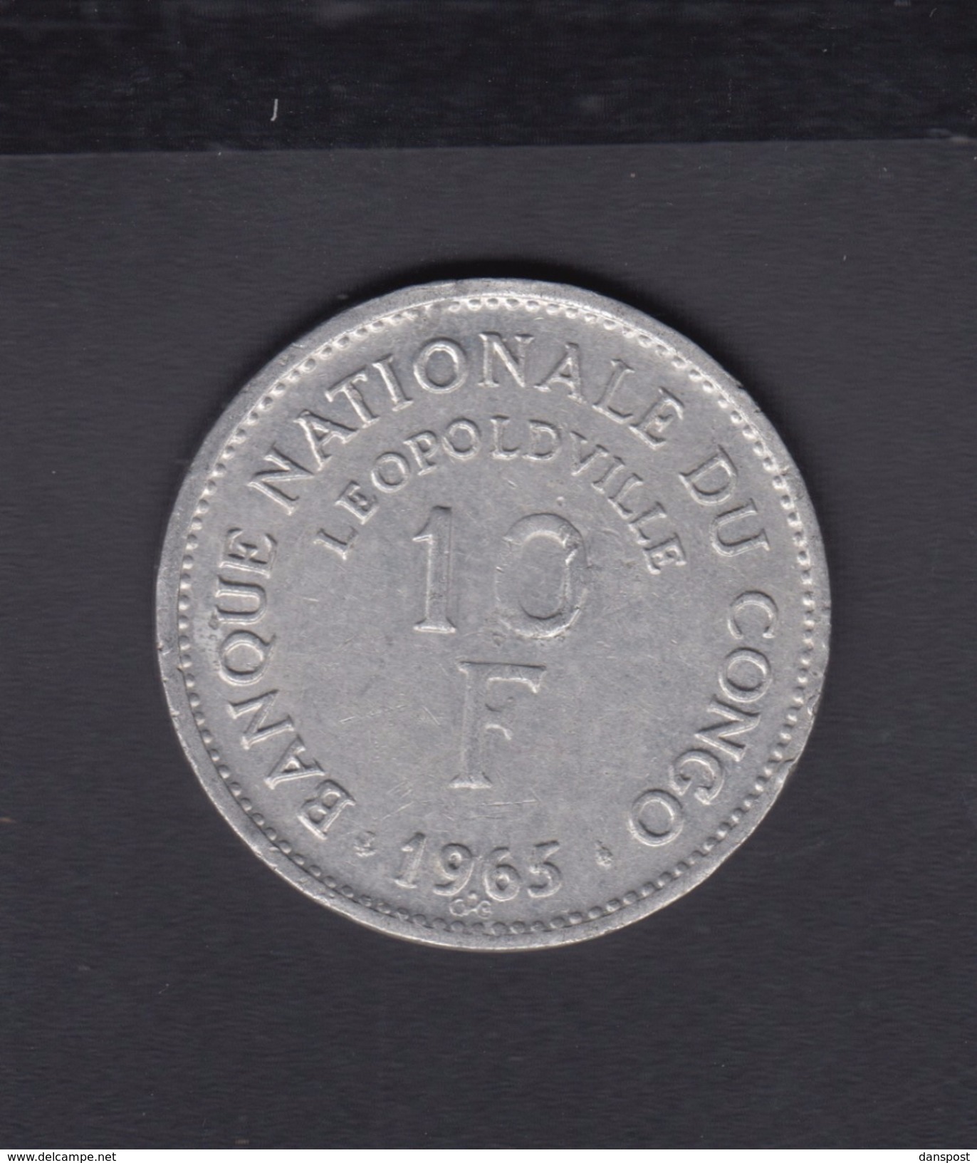 Congo 10 Francs 1965 - Congo (Repubblica Democratica 1964-70)