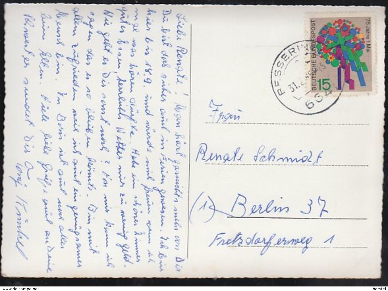 D-66663 Merzig - Bessringen (Saar) - "Haus Sonnenwald" - Kriegsbeschädigten-Erholungsheim - Nice Stamp - Kreis Merzig-Wadern