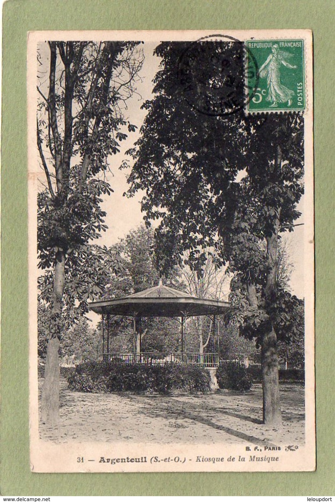 ARGENTEUIL   LE KIOSQUE A MUSIQUE - Argenteuil