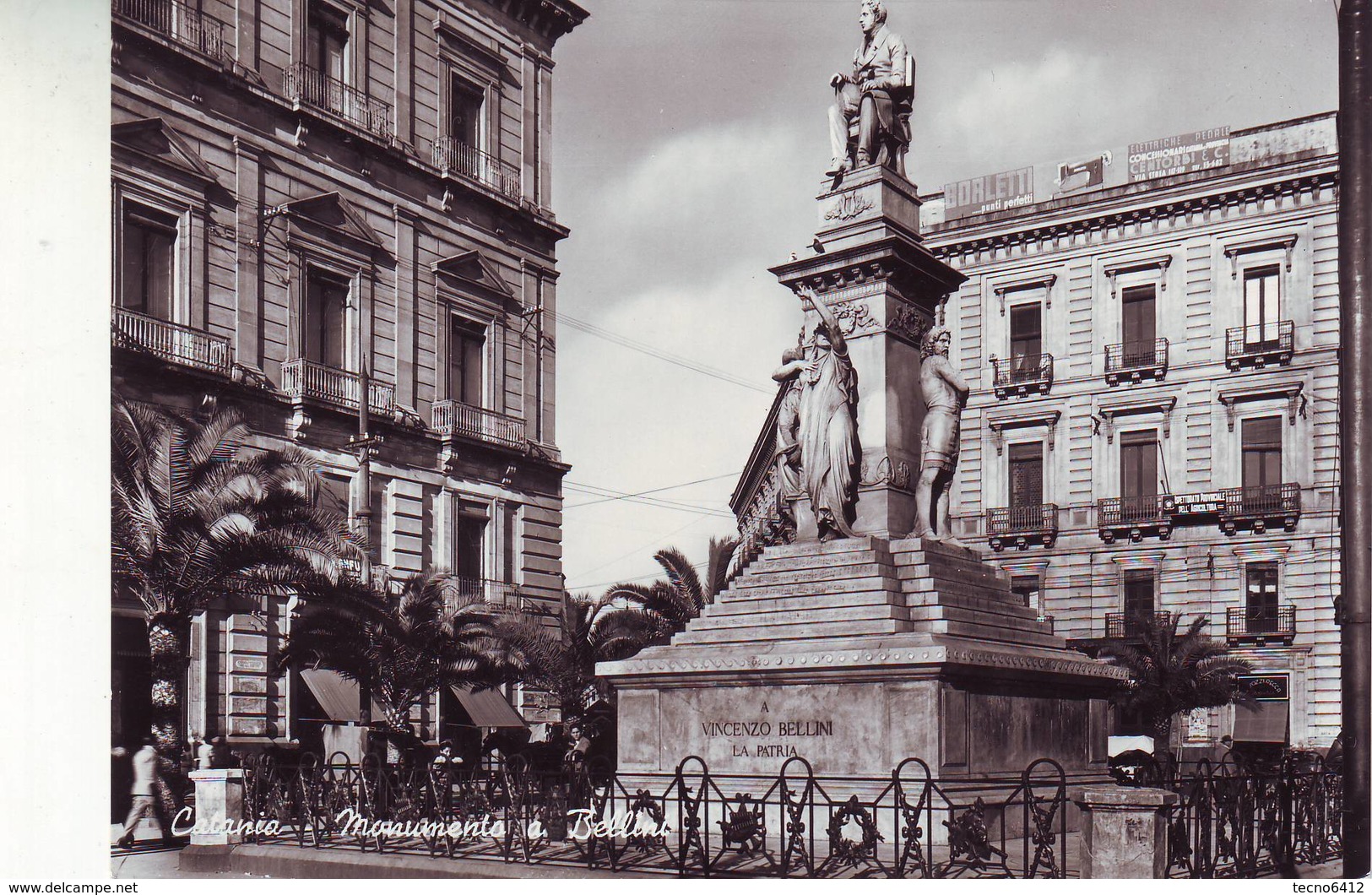 Catania-monumento A Bellini-viaggiata - Catania