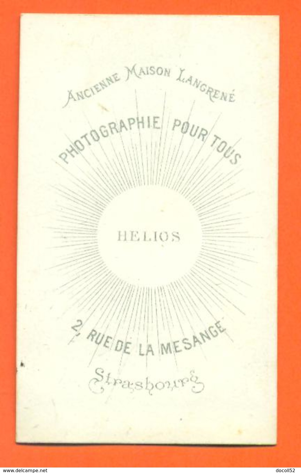 CDV Helios à Strasbourg " 3 Enfants Chez Le Photographe " 2 Scans - Anonymous Persons