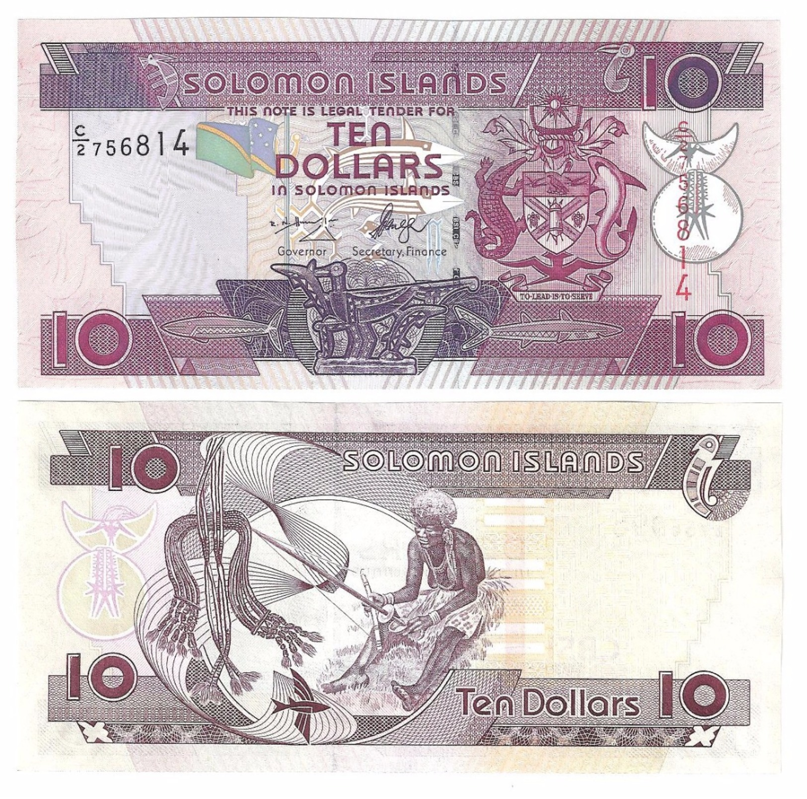 Solomon Islands 10 Dollars P-27 2006 UNC - Isola Salomon