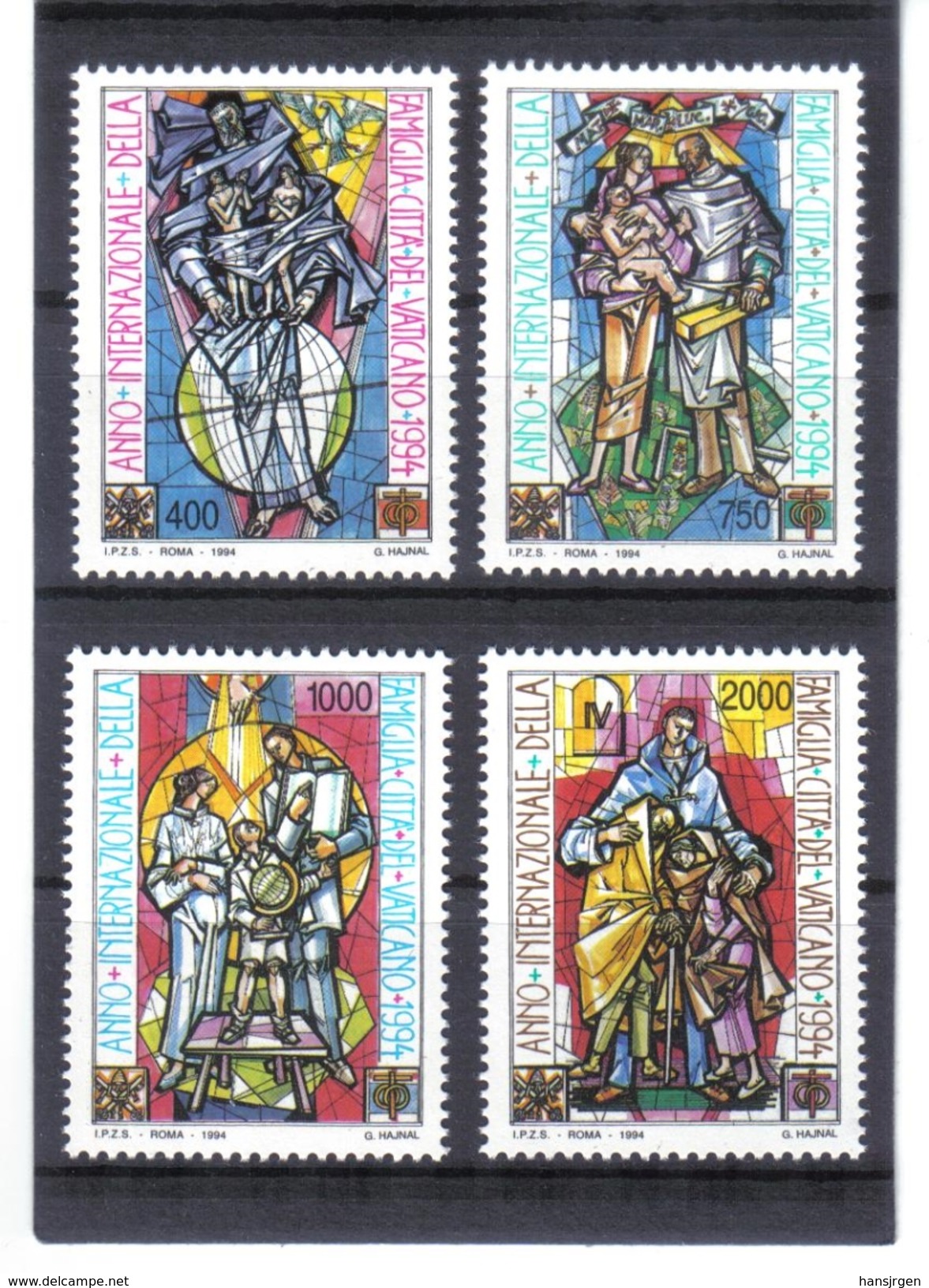 XAX131 VATICAN  1994   MICHL  1118/21 ** Postfrischer SATZ   SIEHE ABBILDUNG - Ungebraucht