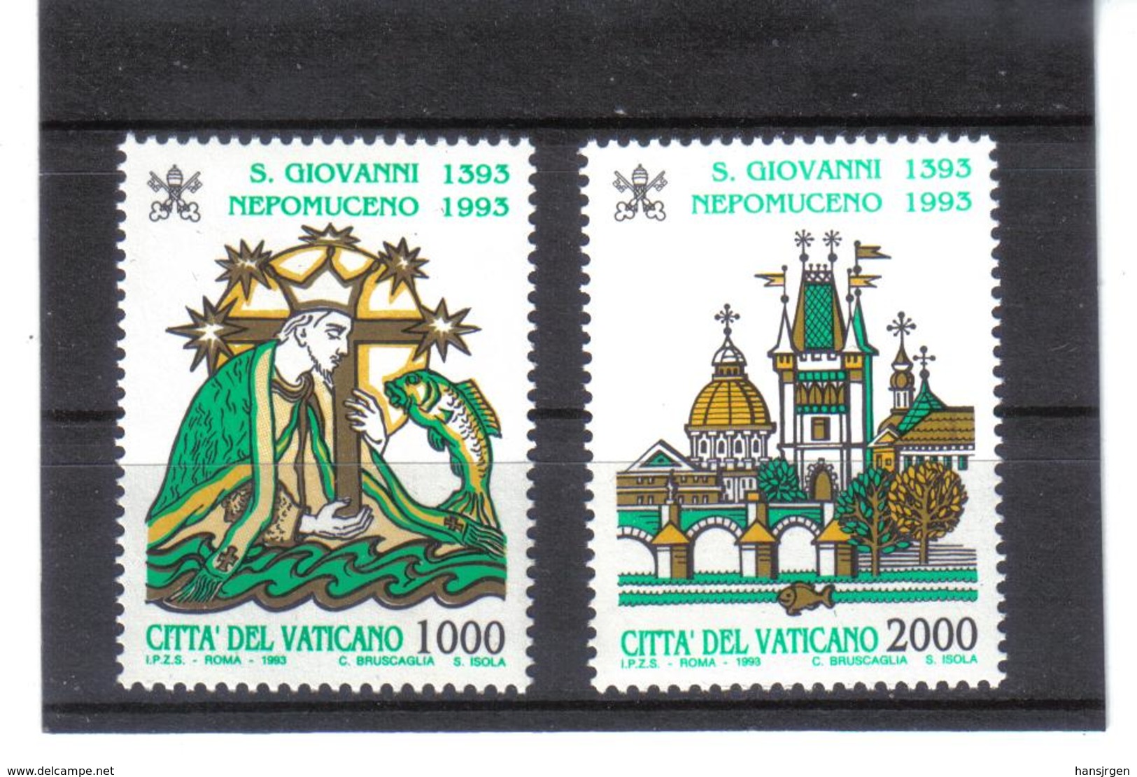 XAX123 VATICAN  1993   MICHL  1097/98 ** Postfrischer SATZ   SIEHE ABBILDUNG - Ungebraucht