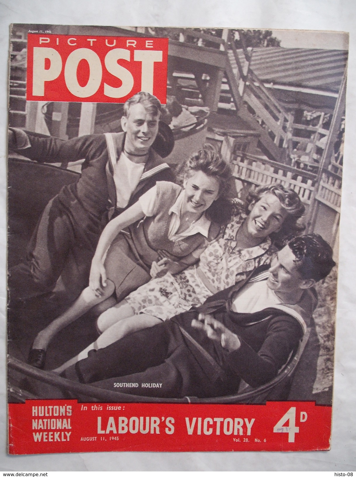 PICTURE POSTE ( MAGAZINE ANGLAIS ) 1945 . LABOUR'S VICTORY .HIGHLAND . PABLO CASALS . WEST-AFRICA . MIDDLESBROUGHT . - Autres & Non Classés