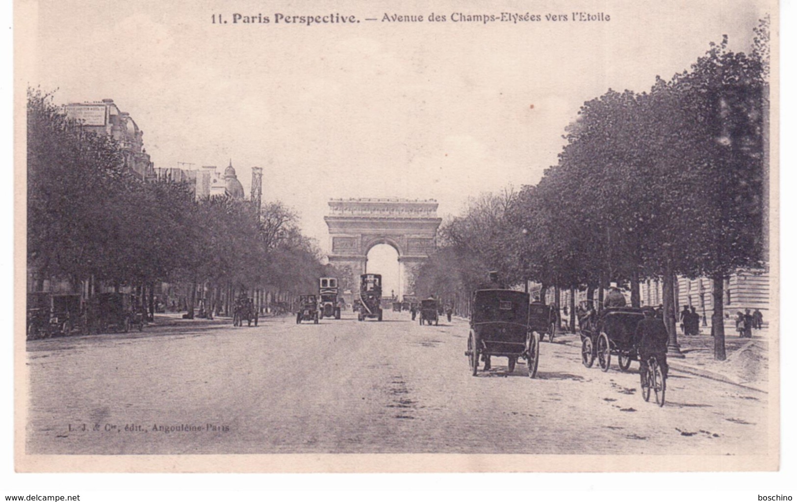 Paris Perspective - Avenue Des Champs Elysées Vers L 'Etoile - Champs-Elysées