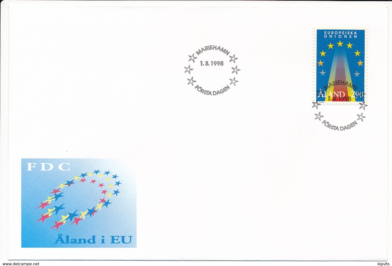 Mi 99 FDC / Accession To The European Union EU - 1 March 1995 - Aland