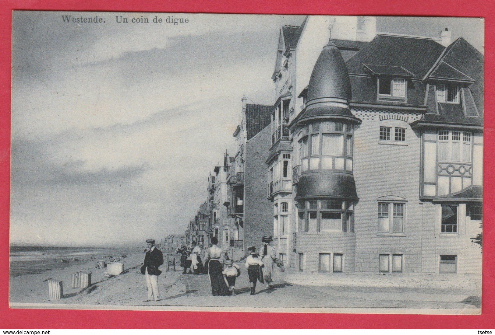 Westende - Un Coin De Digue  - 1910 ( Verso Zien ) - Westende